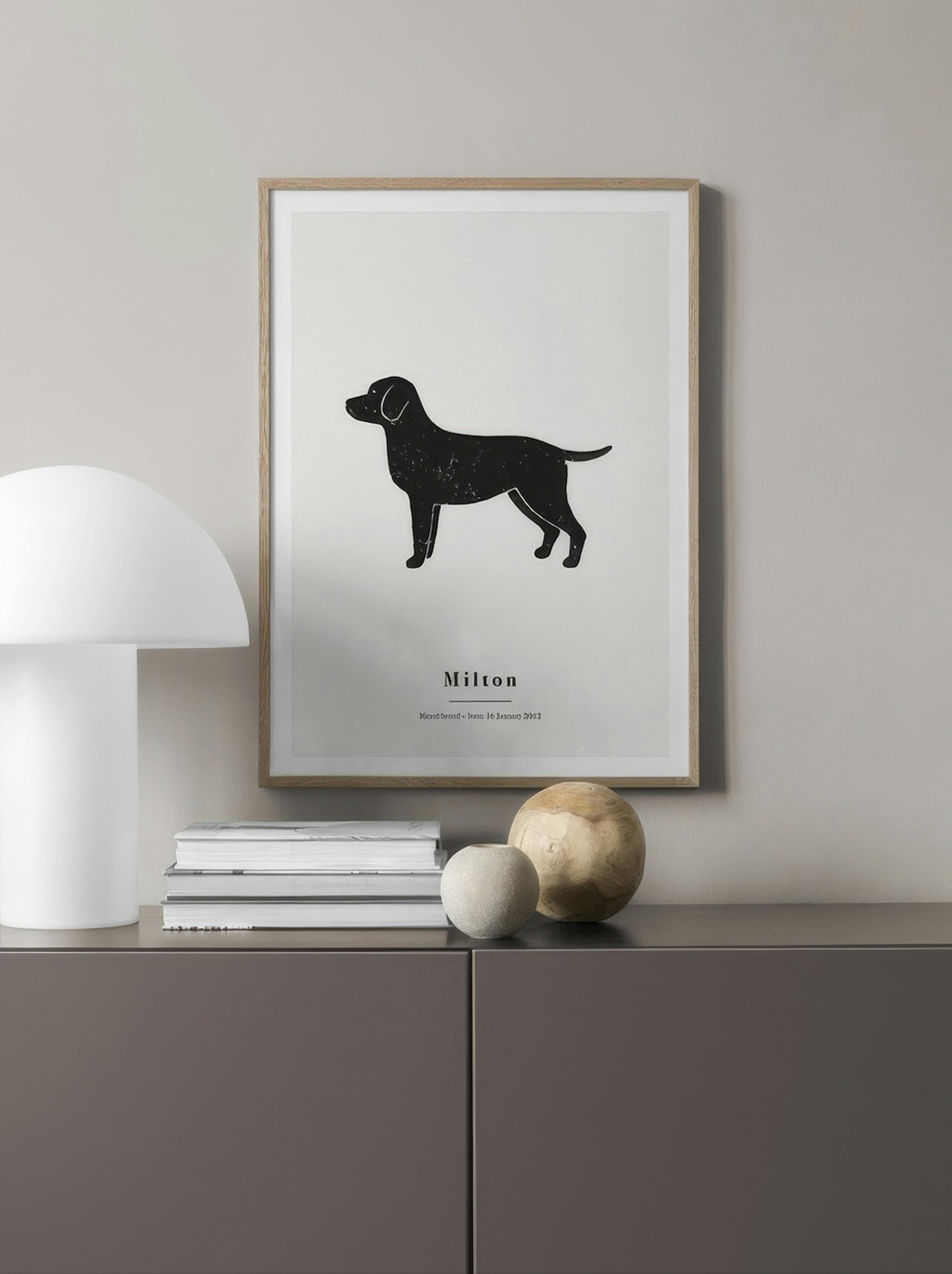 Mi mascota labrador póster personal thumbnail