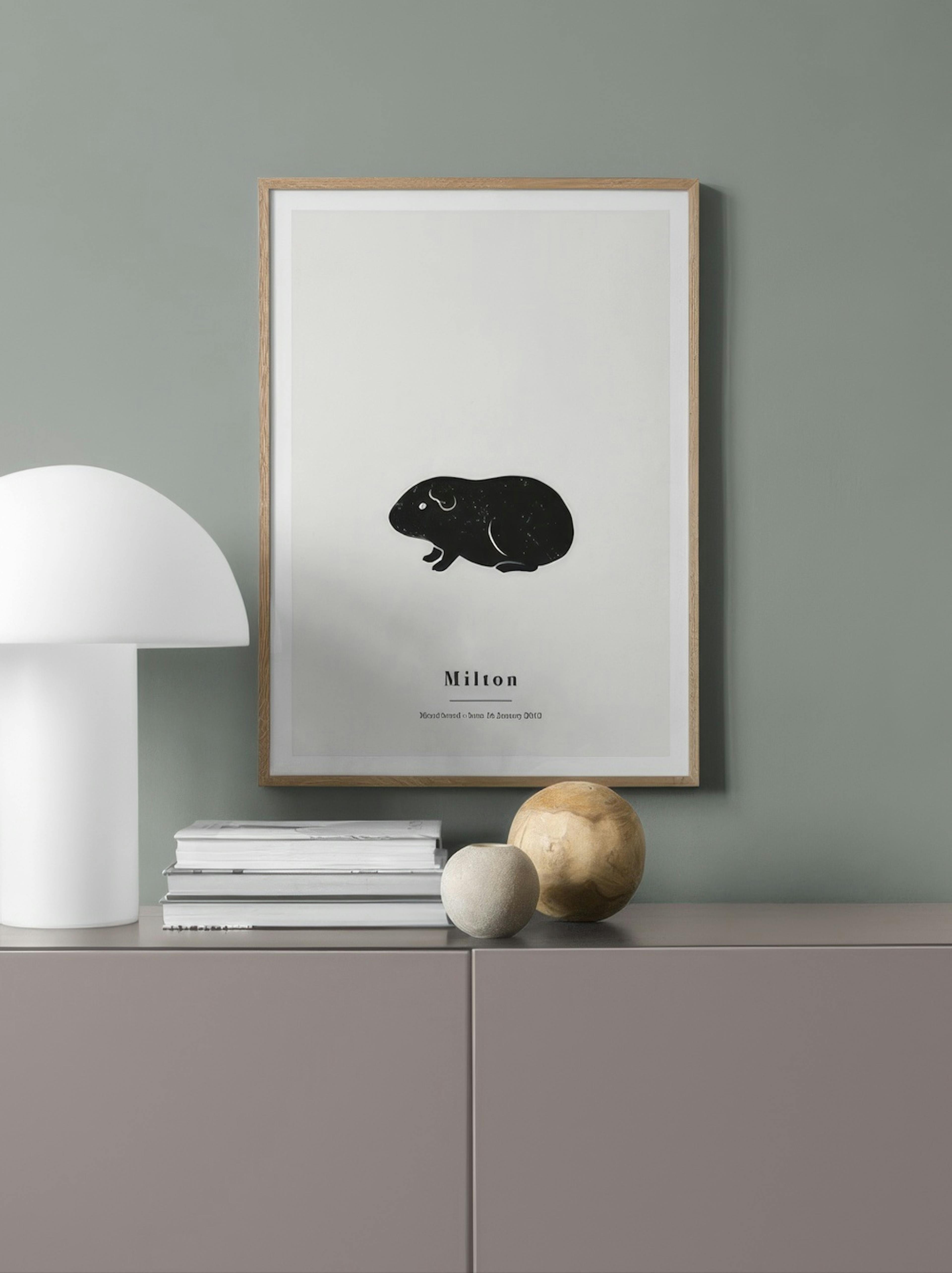 Mon Cochon d'Inde Poster Personnalisé thumbnail
