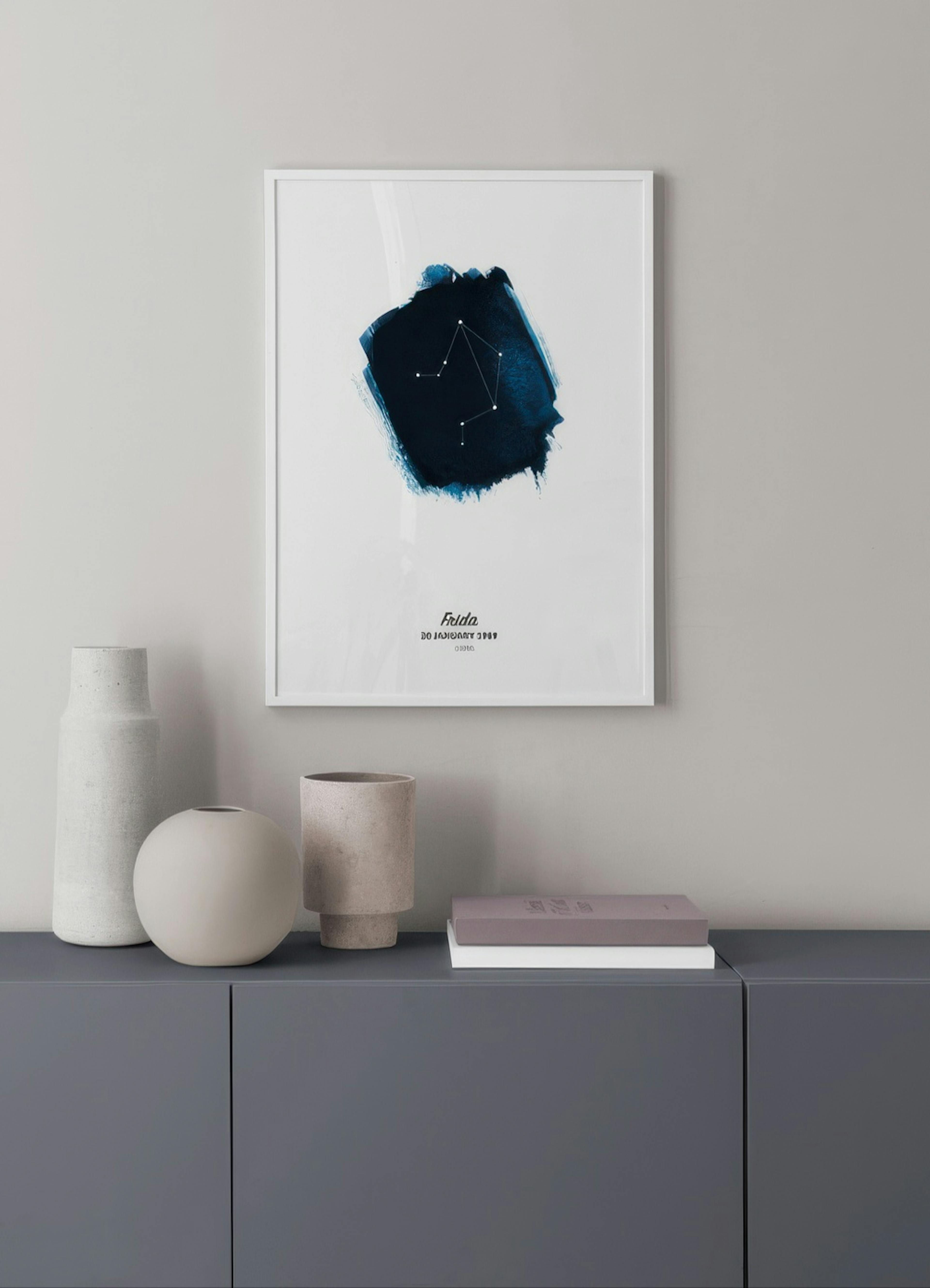 Sternzeichen Waage Personalisiert Poster thumbnail