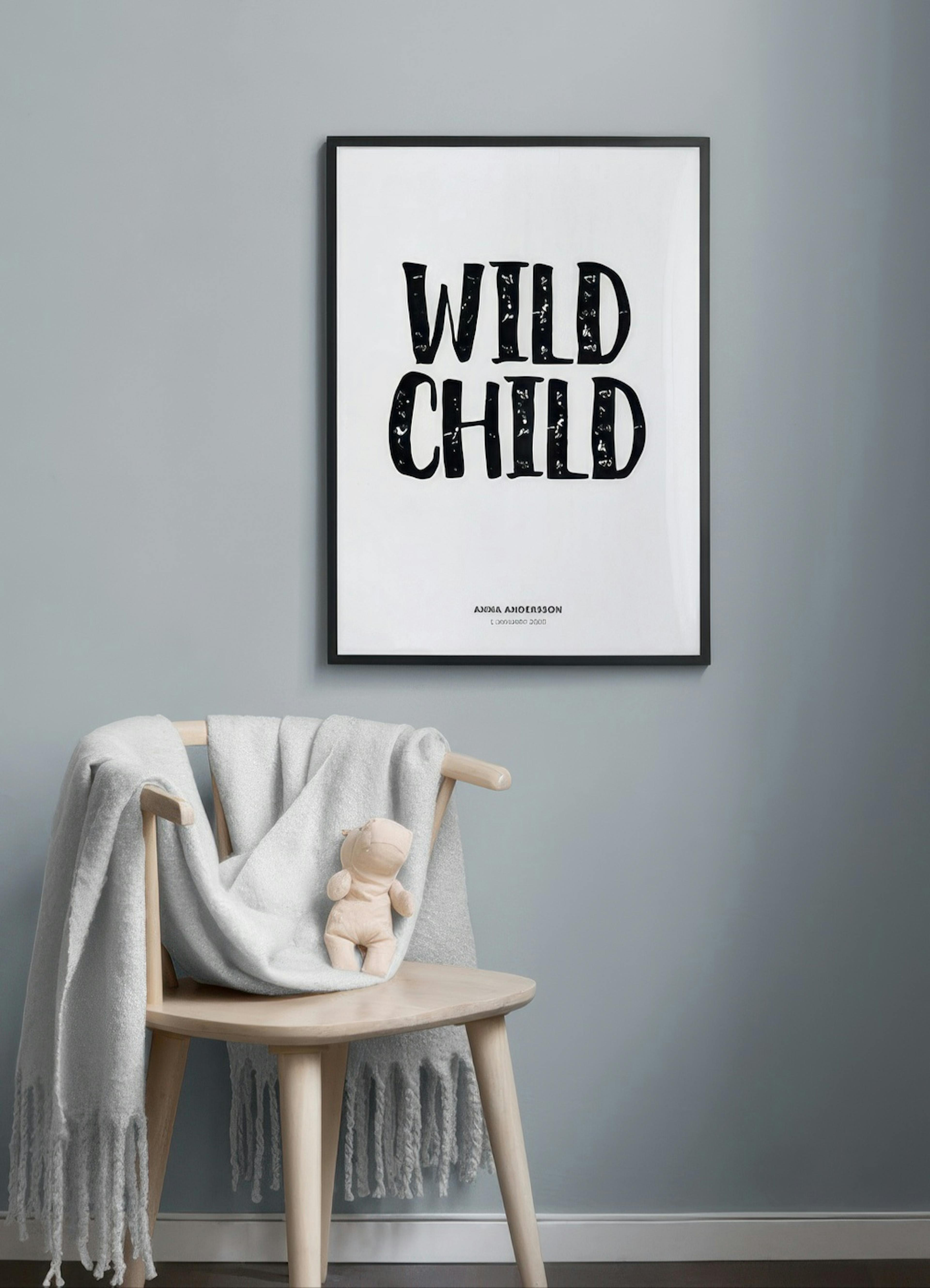Wildes Kind Personalisiert Poster thumbnail