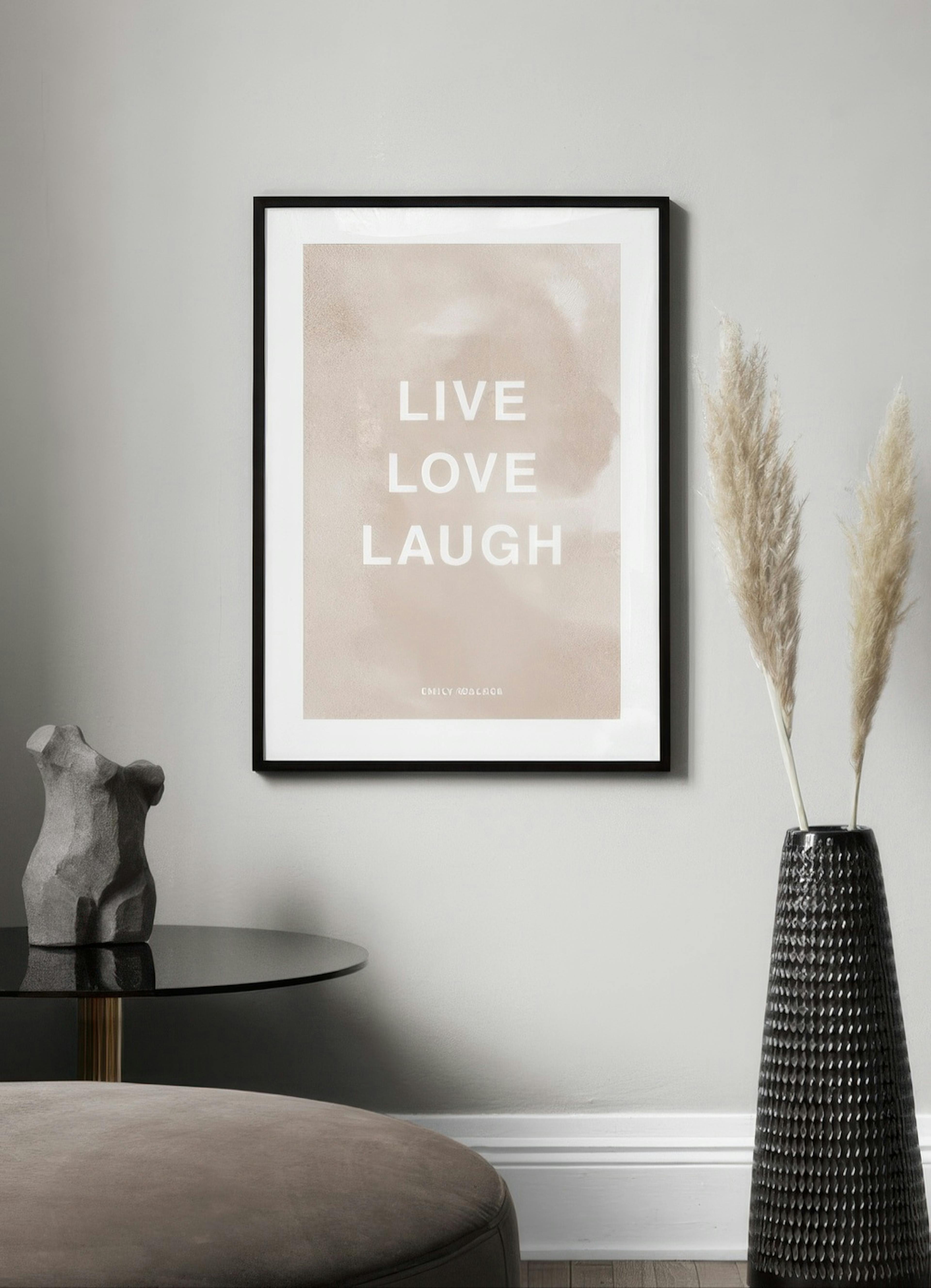 Beige Quote persoonlijke poster thumbnail