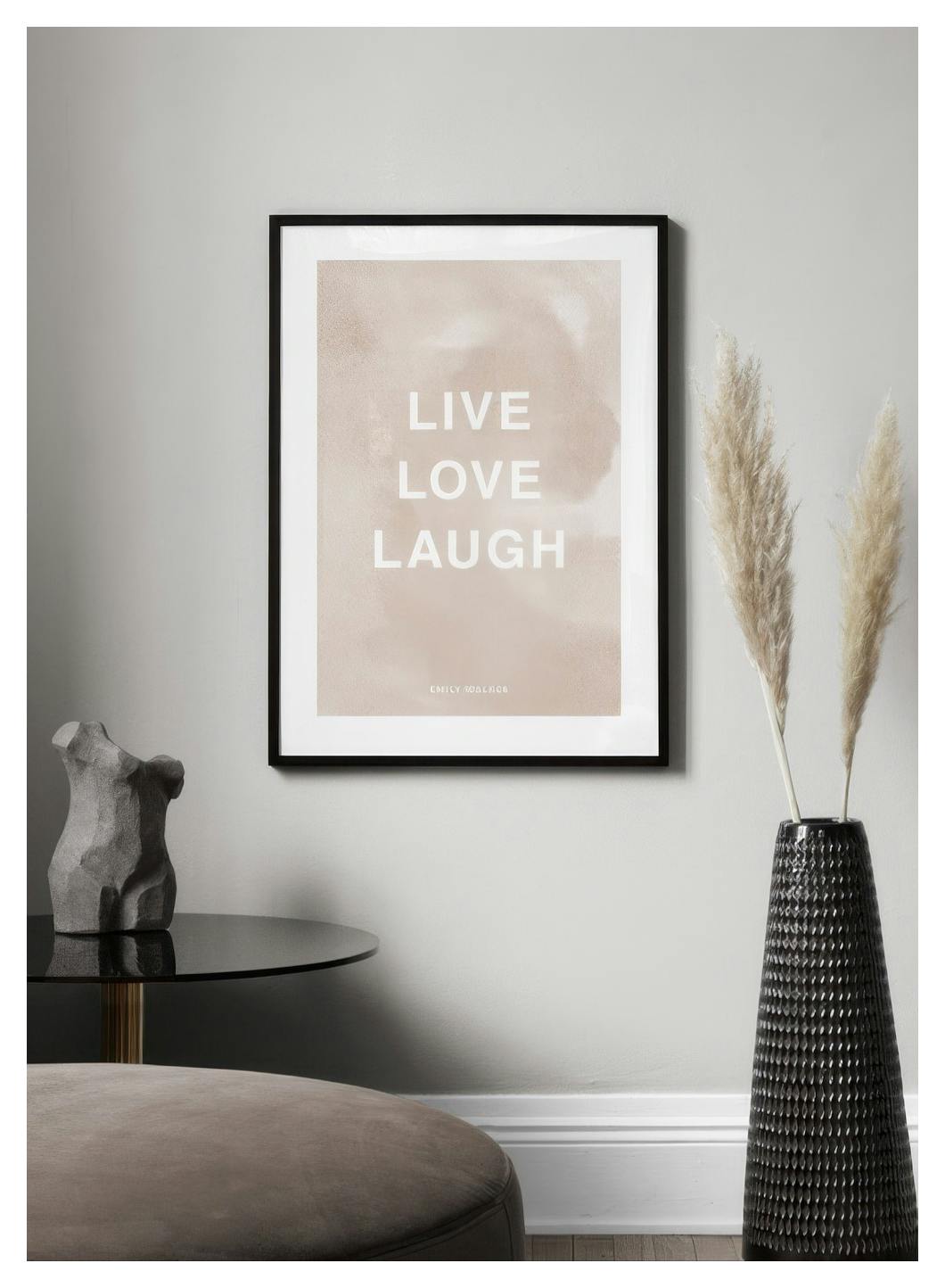 Beige Quote Personal Poster (50x70 cm) - Poster Store