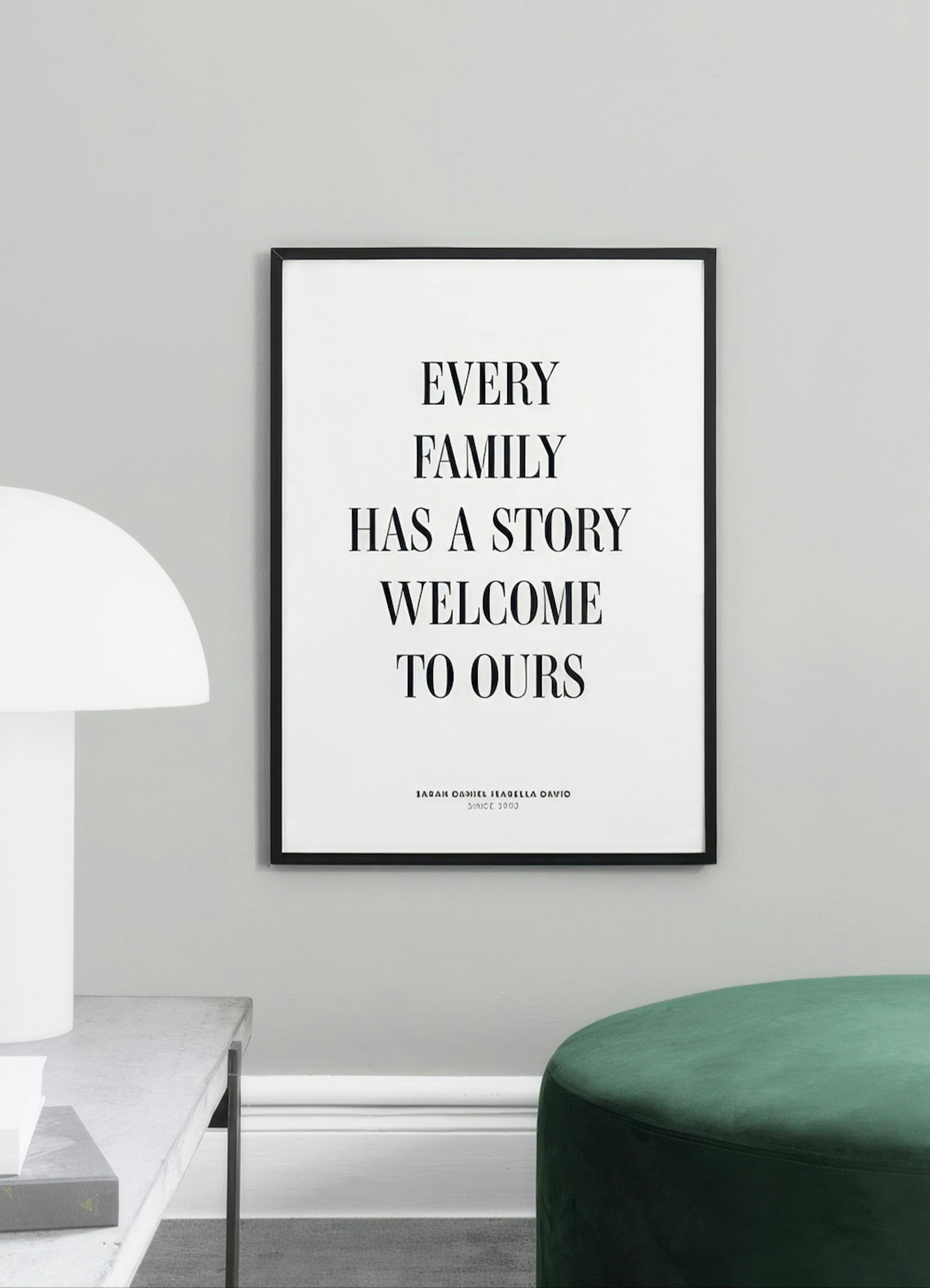 Family Story No2 persoonlijke poster thumbnail