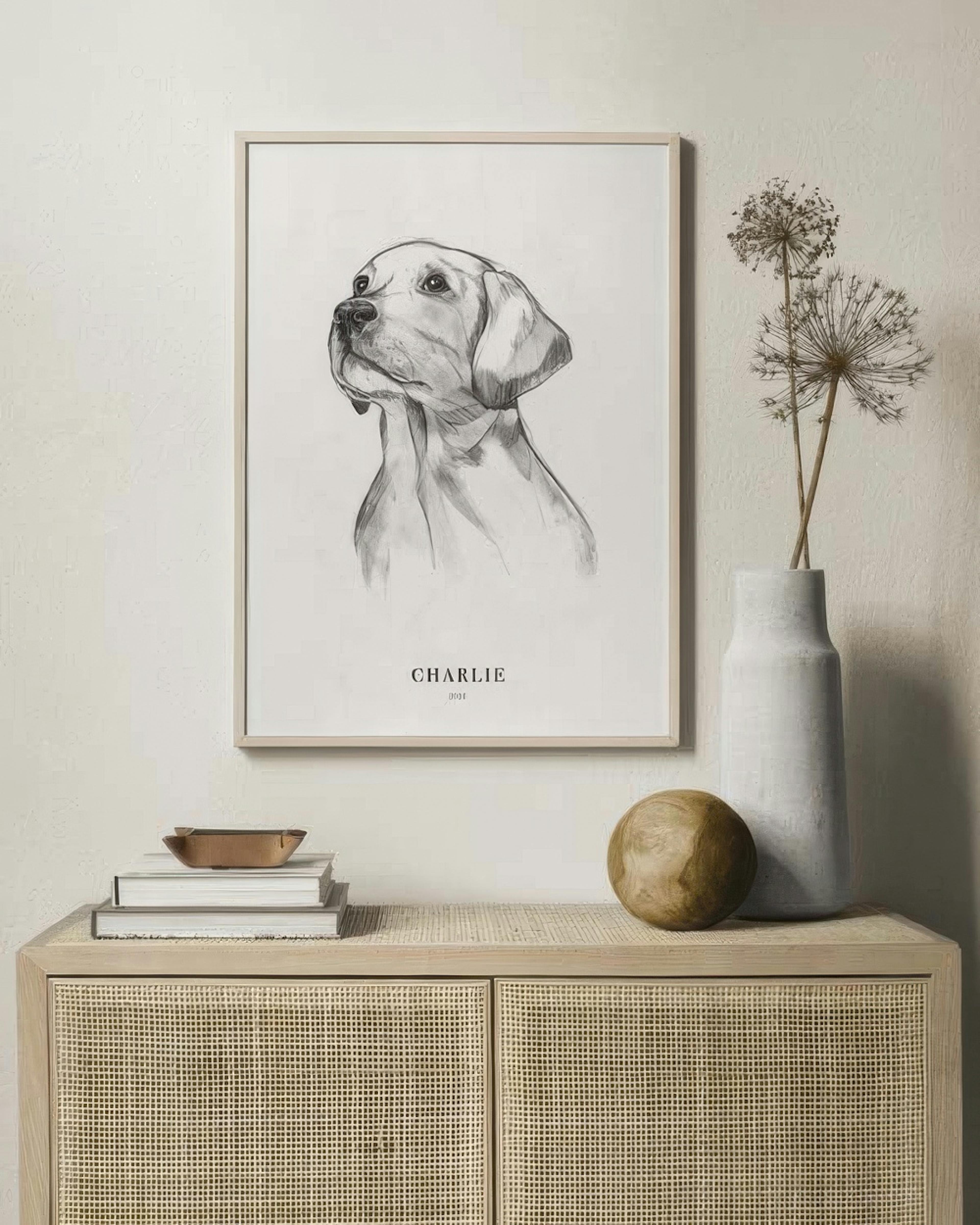 Chien Retriever Poster Personnalisé thumbnail