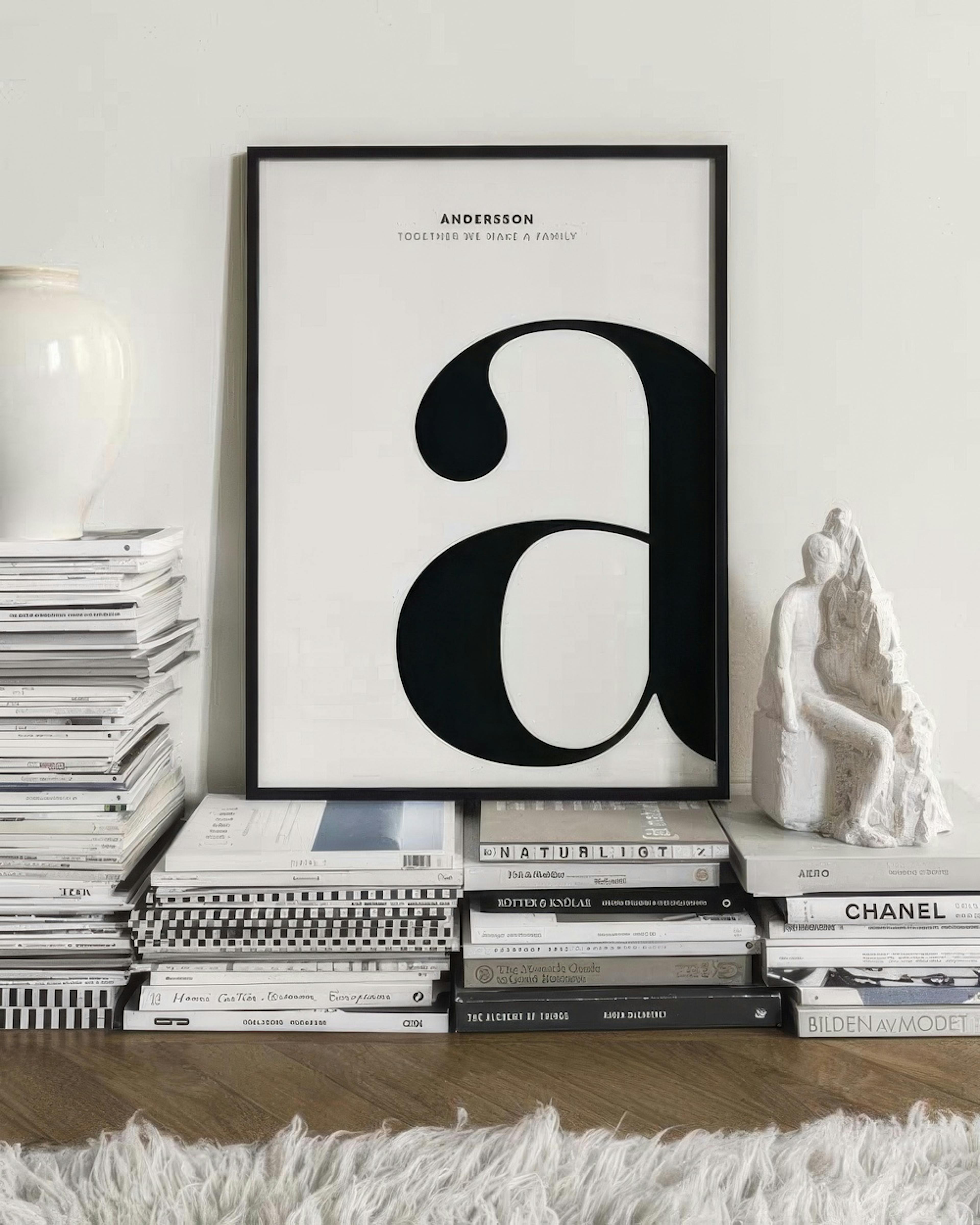 Lettre A Poster Personnalisé thumbnail