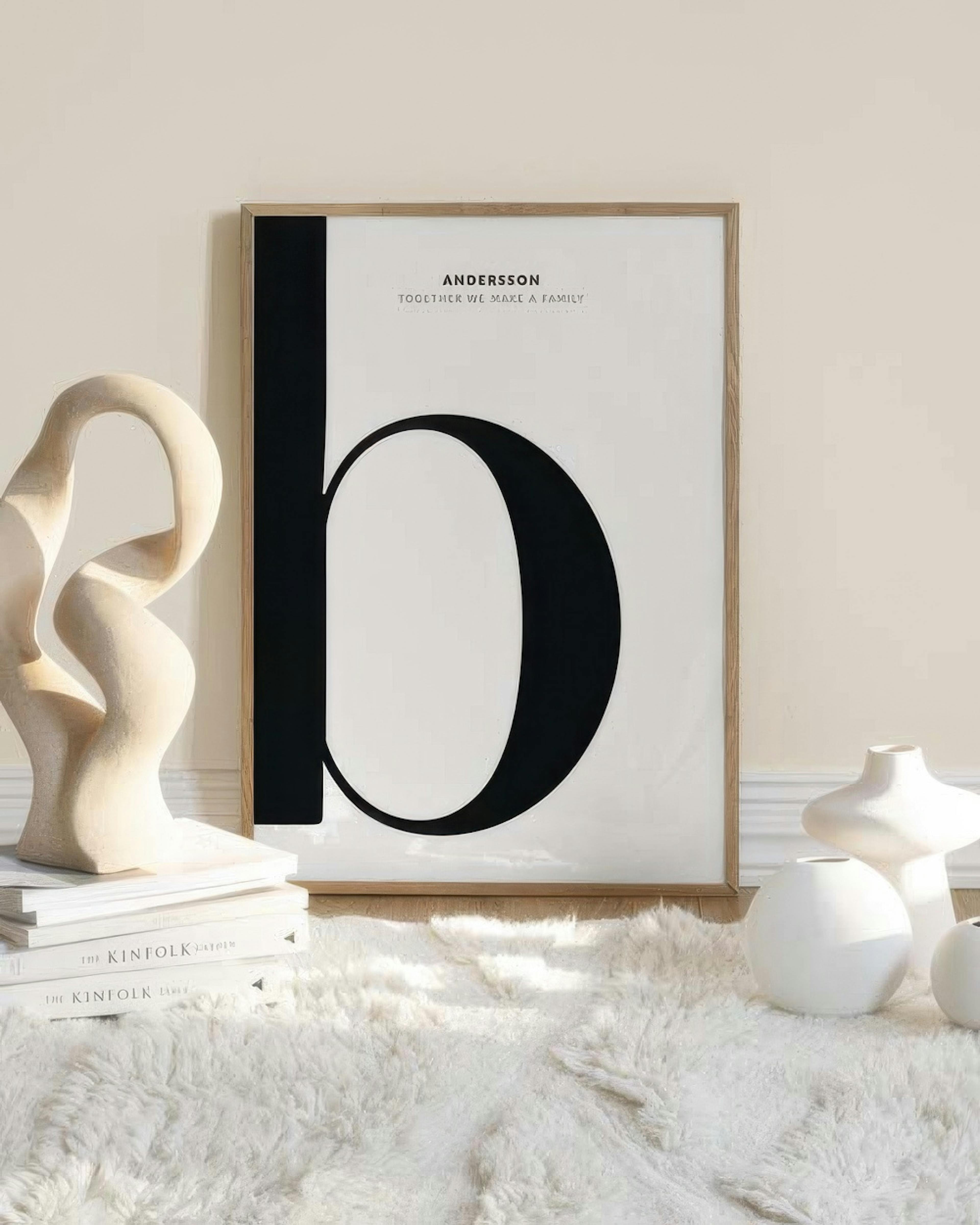 Bokstav B Personlig Poster thumbnail