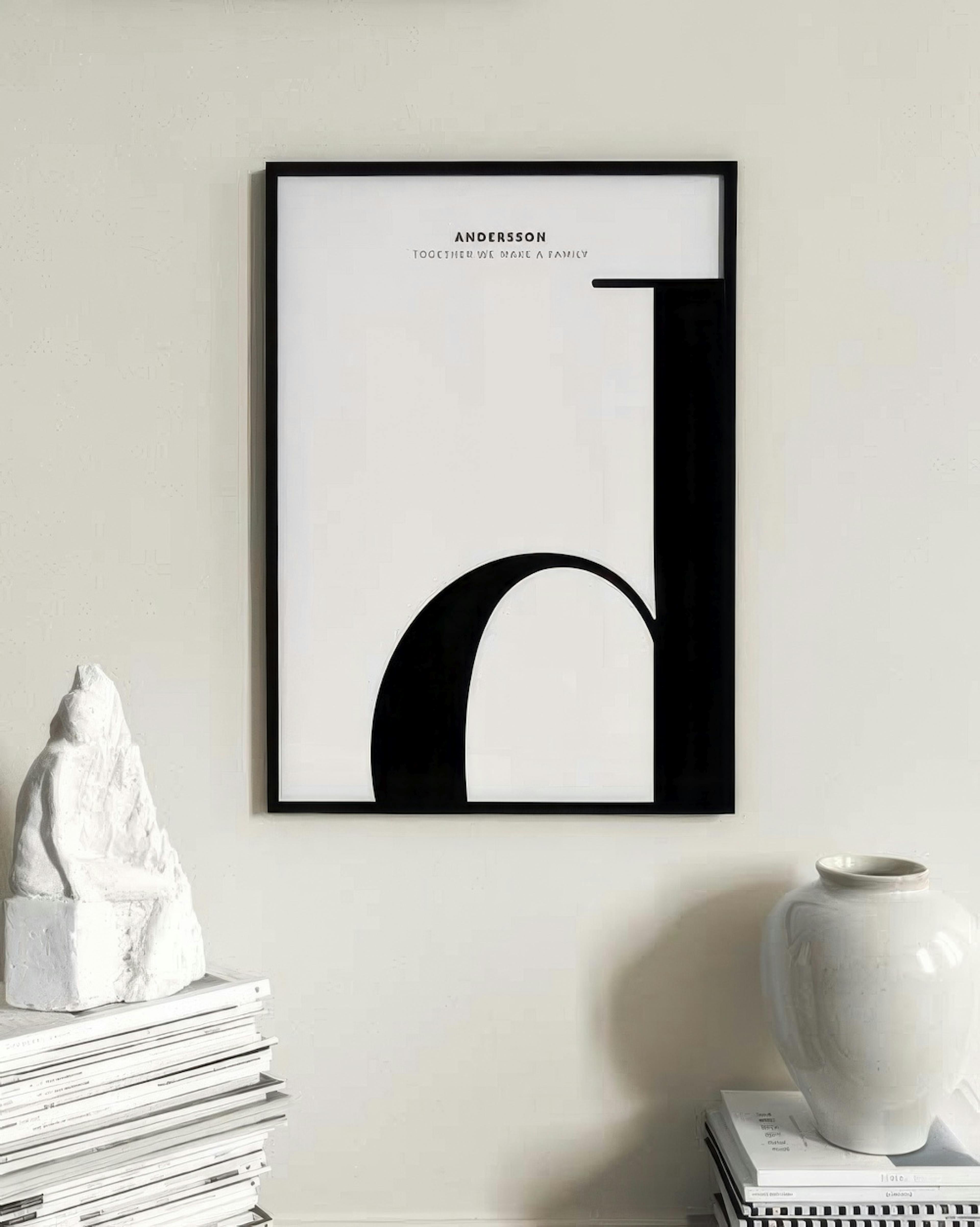Buchstabe D Personalisiert Poster thumbnail