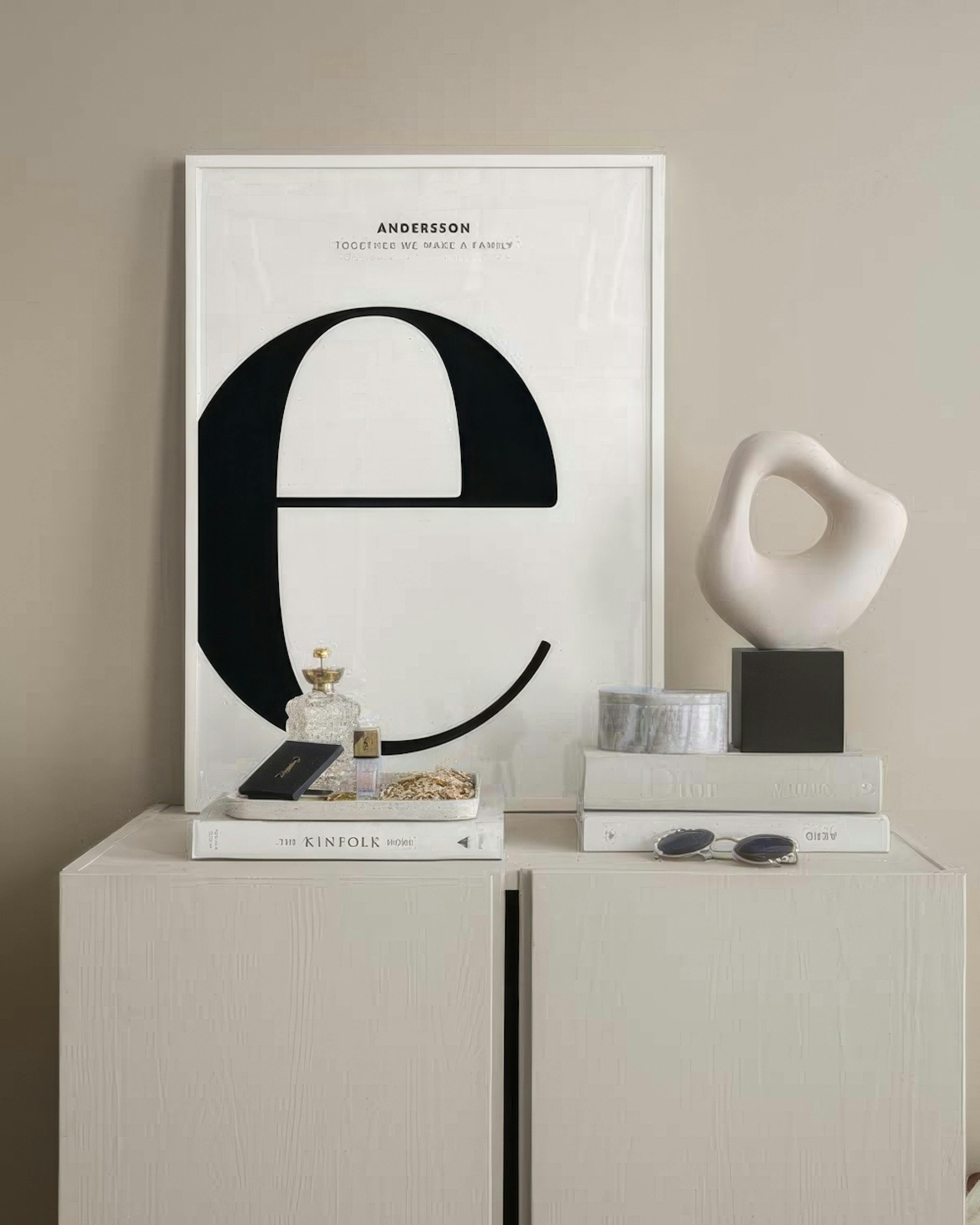 Lettre E Poster Personnalisé thumbnail