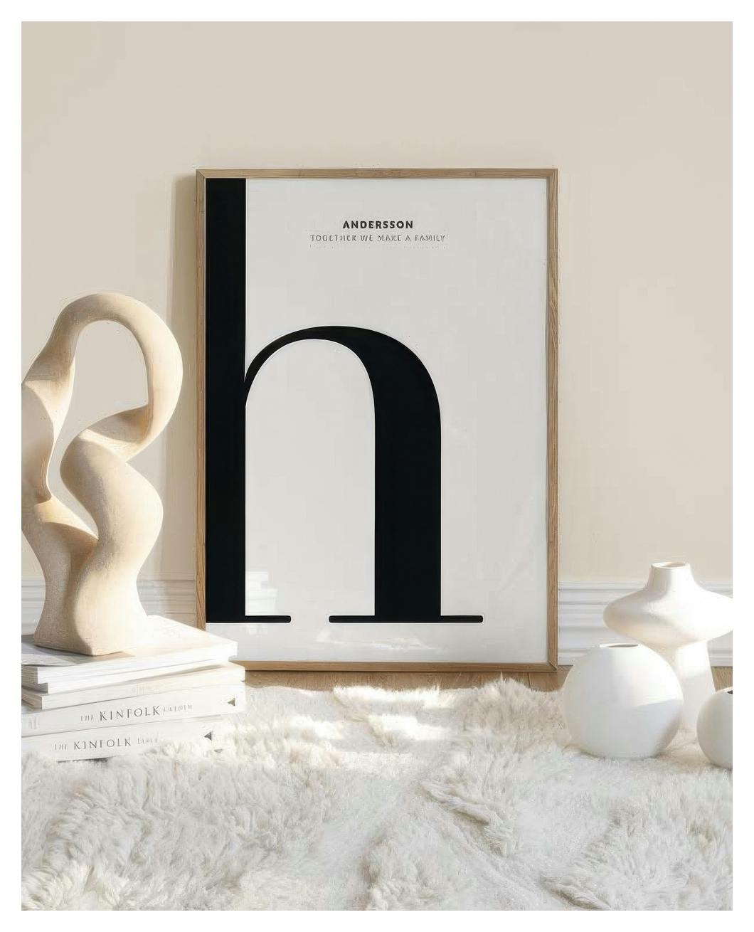 Letter H Personal Poster (50x70 cm) - Poster Store