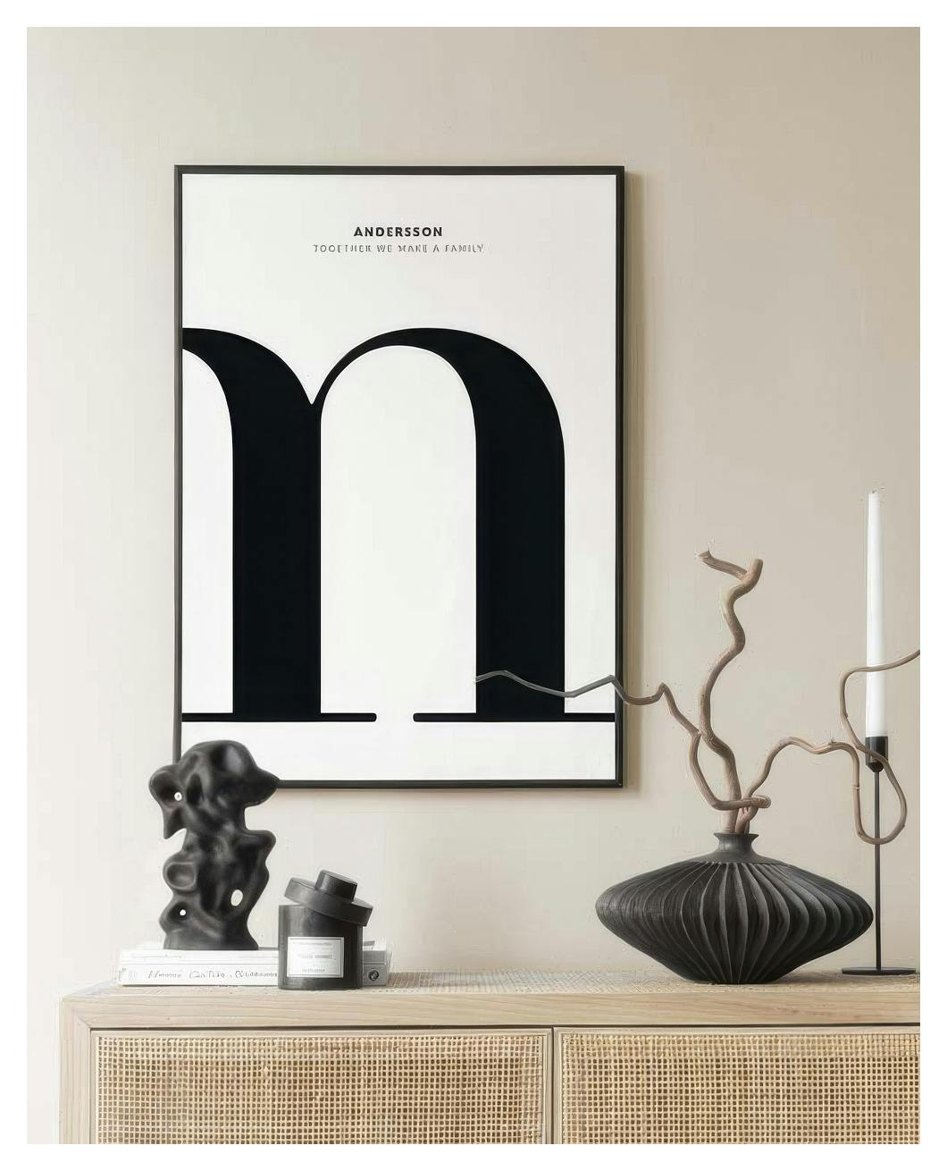Letter M Personal Poster (30x40 cm) - Poster Store