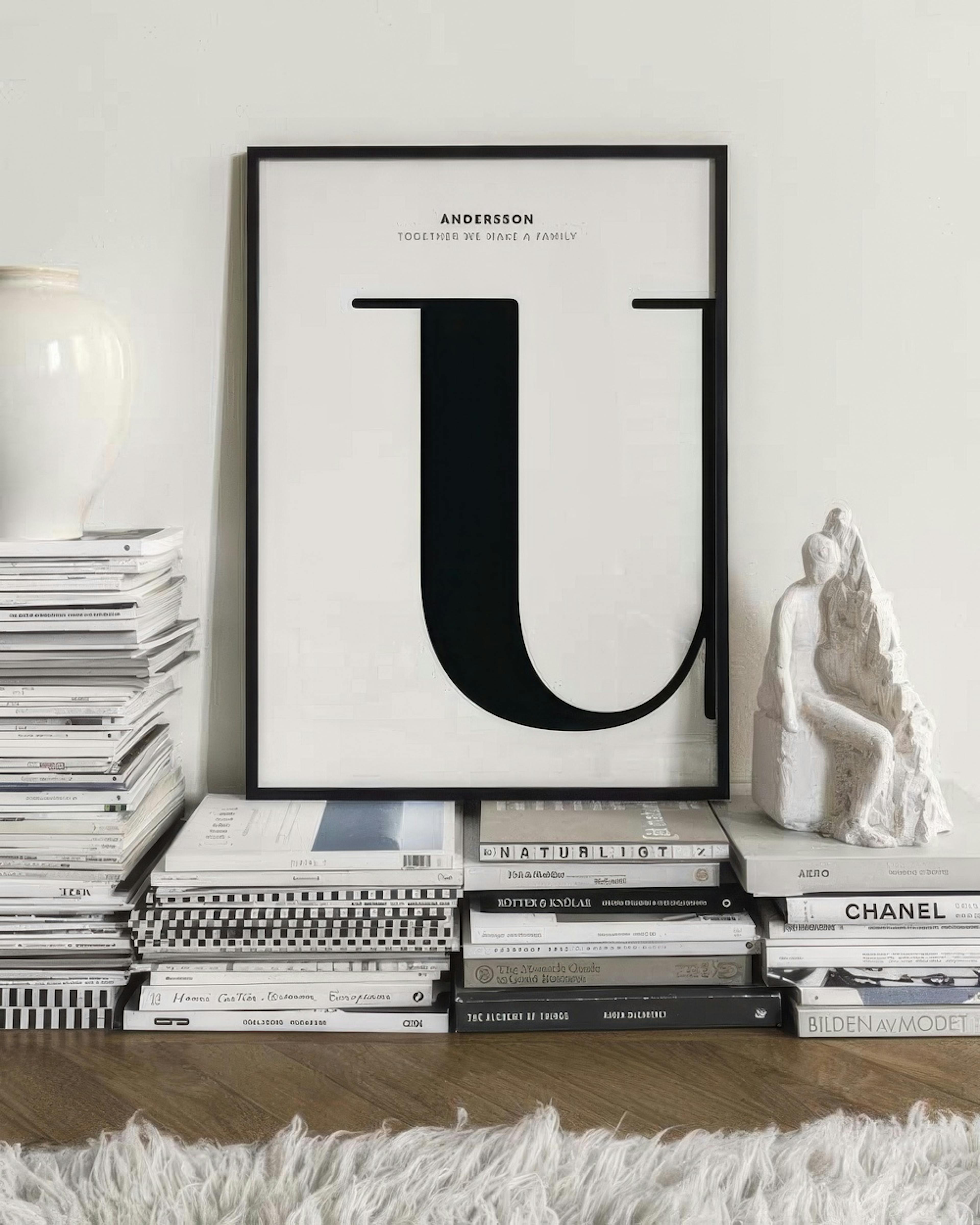 Letter U persoonlijke poster thumbnail