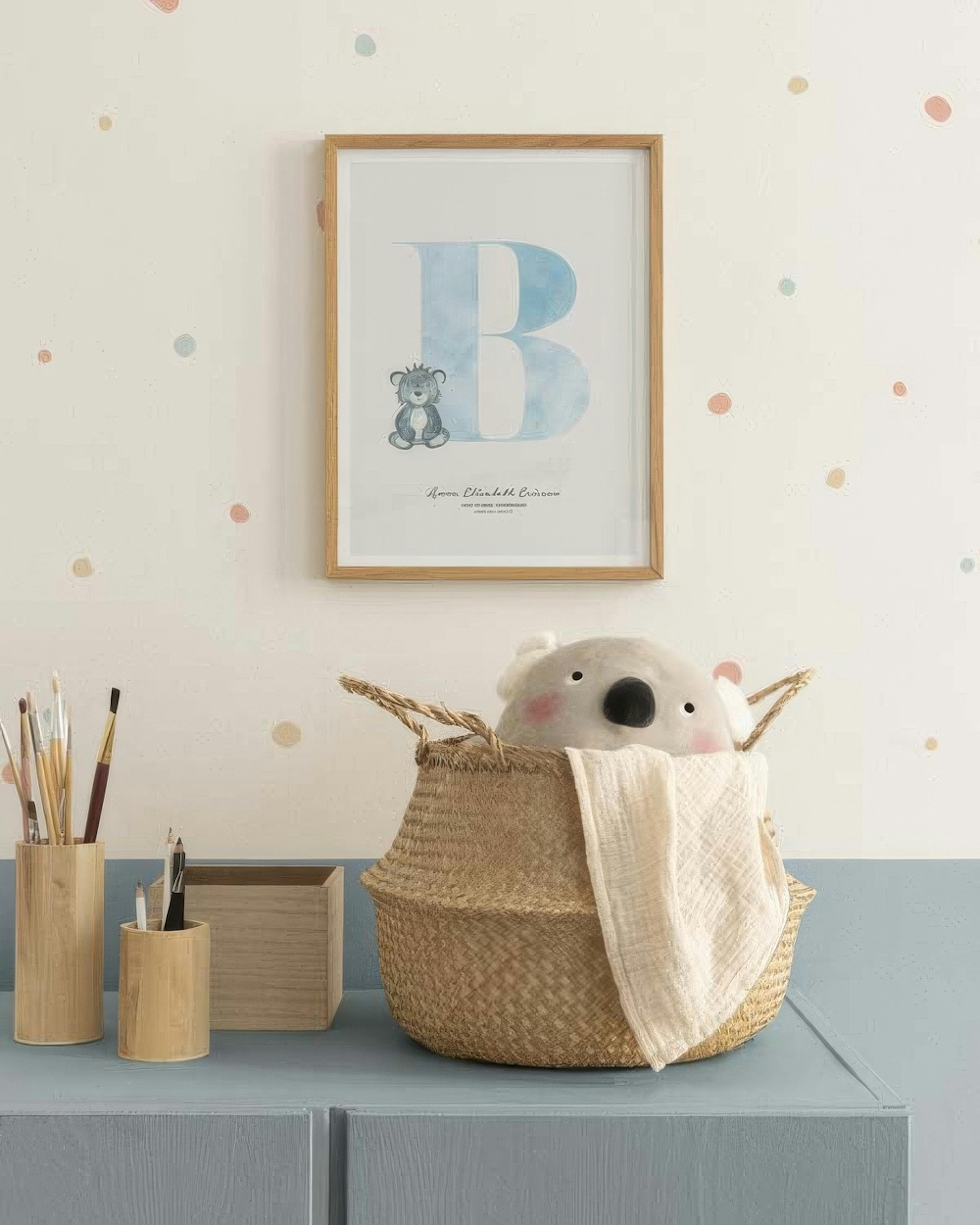 Kinder Buchstabe B Personalisiert Poster thumbnail