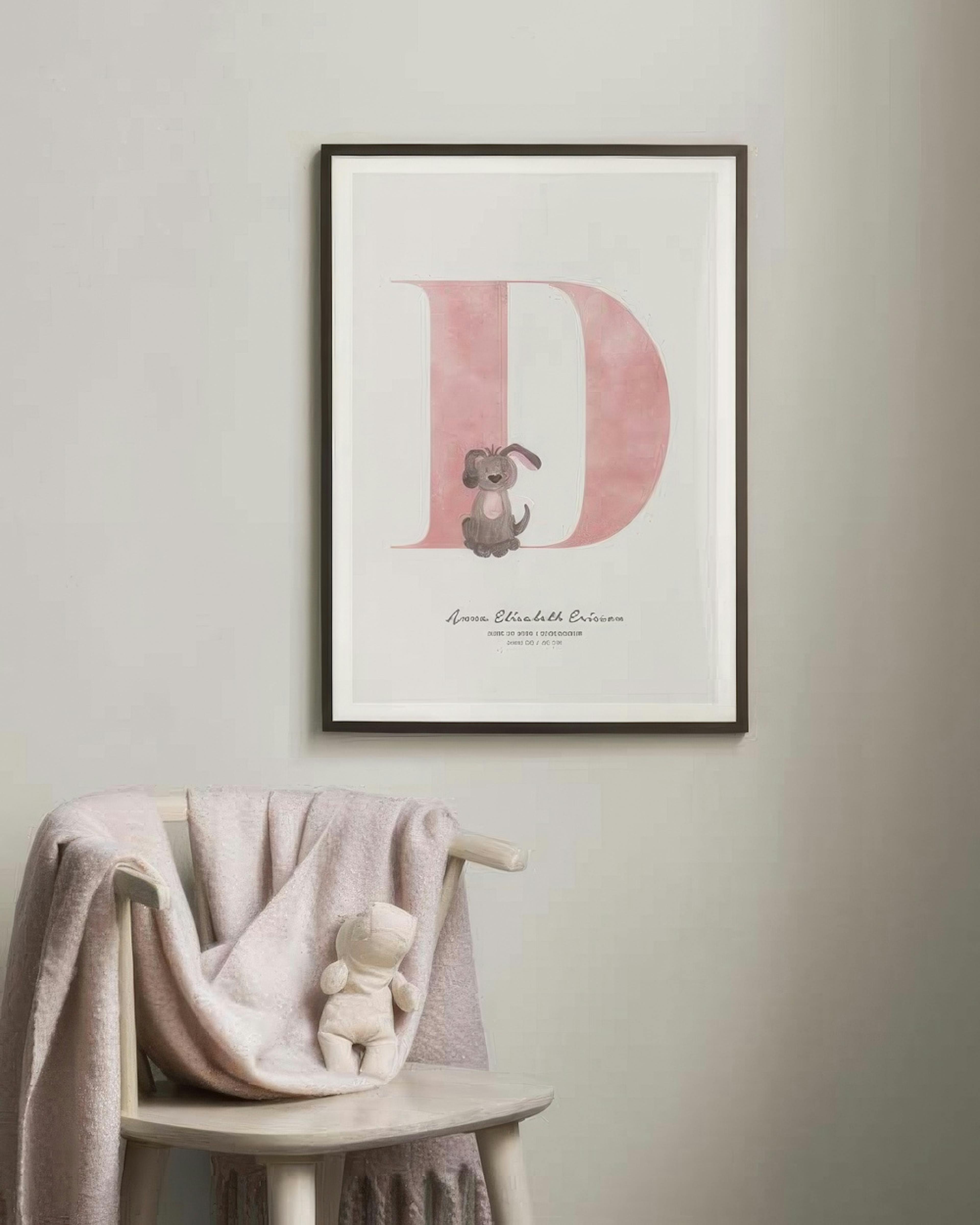 Kids Letter D Personal Poster thumbnail
