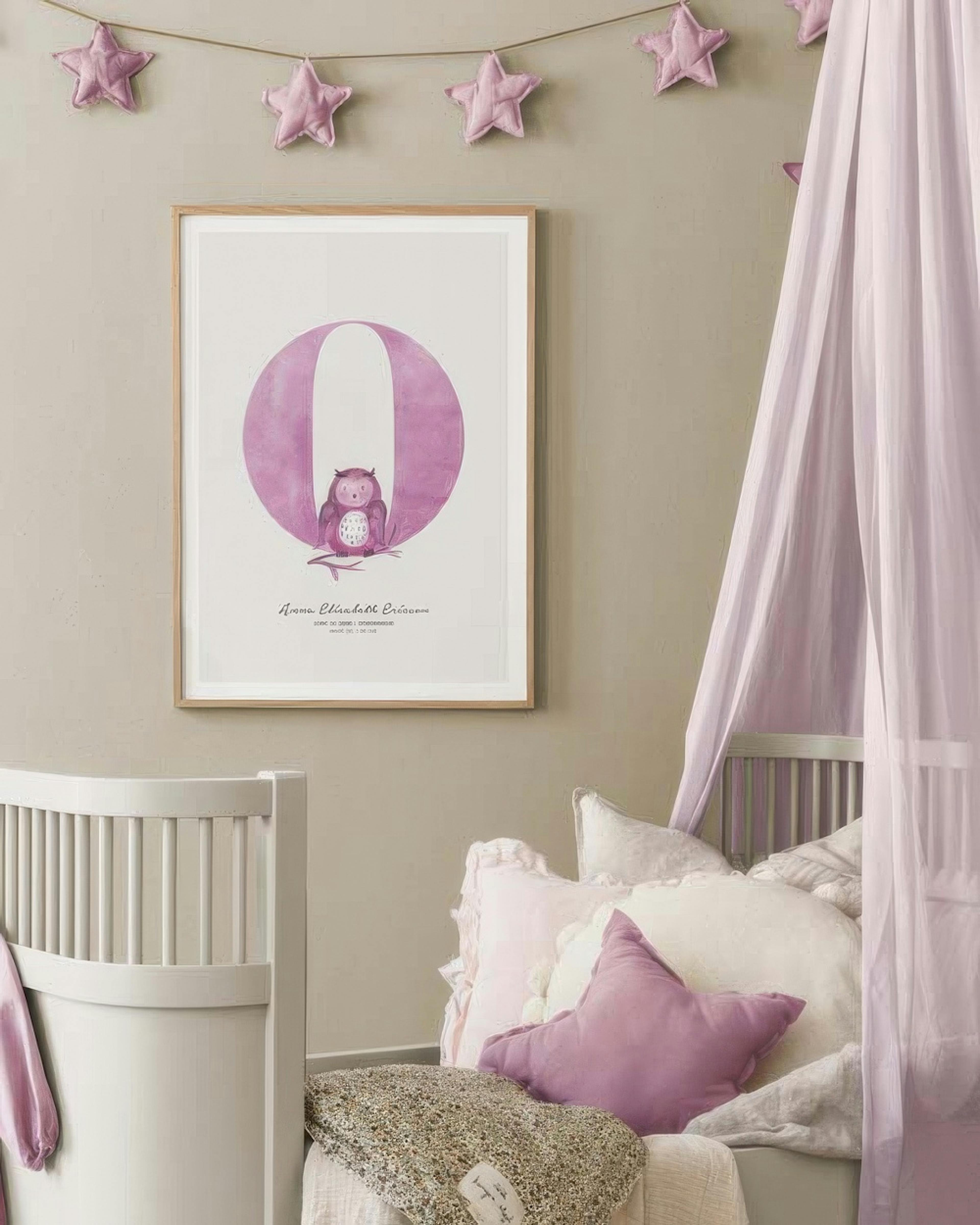 Kinderletter O persoonlijke poster thumbnail