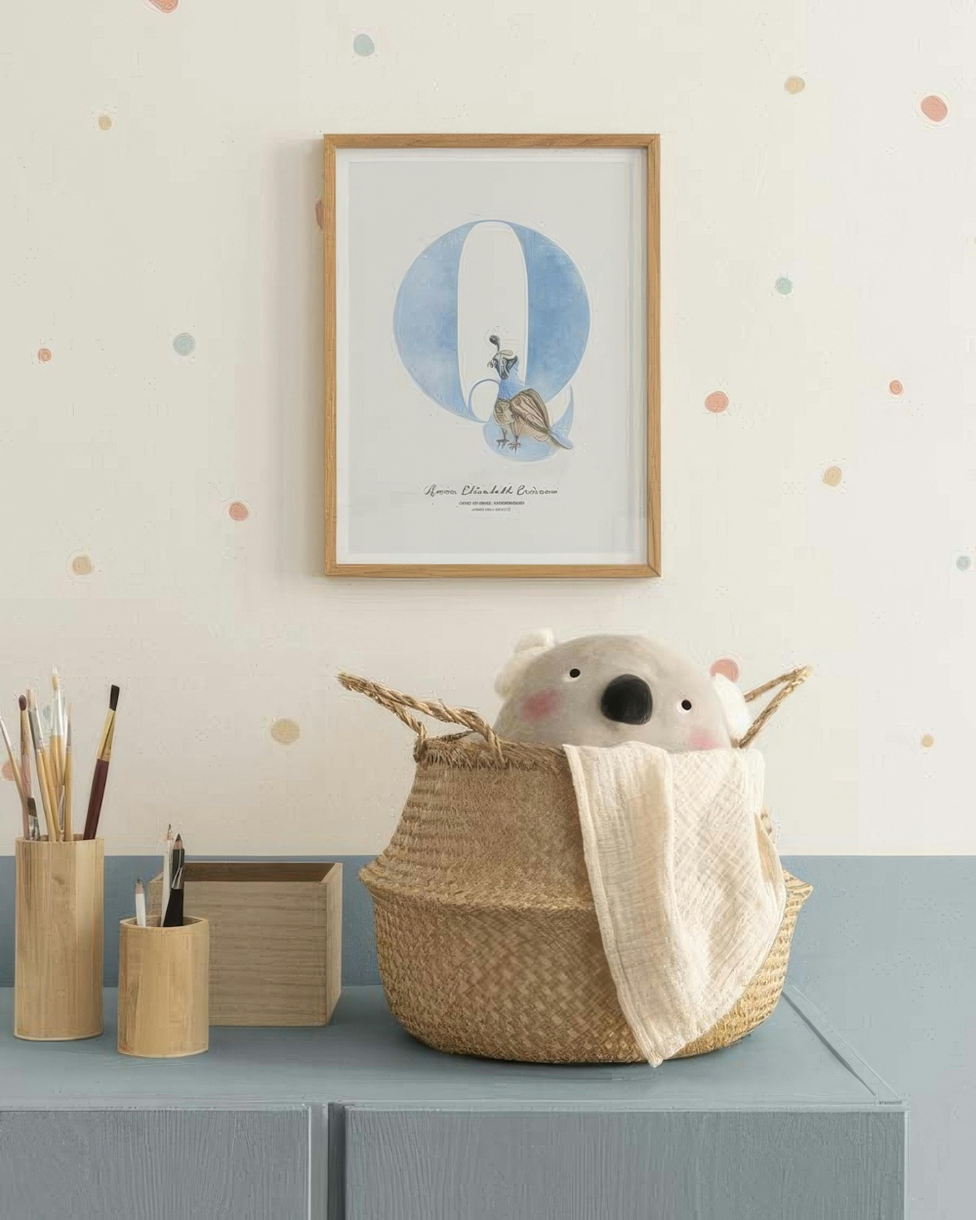Lettre Enfant Q Poster Personnalisé thumbnail