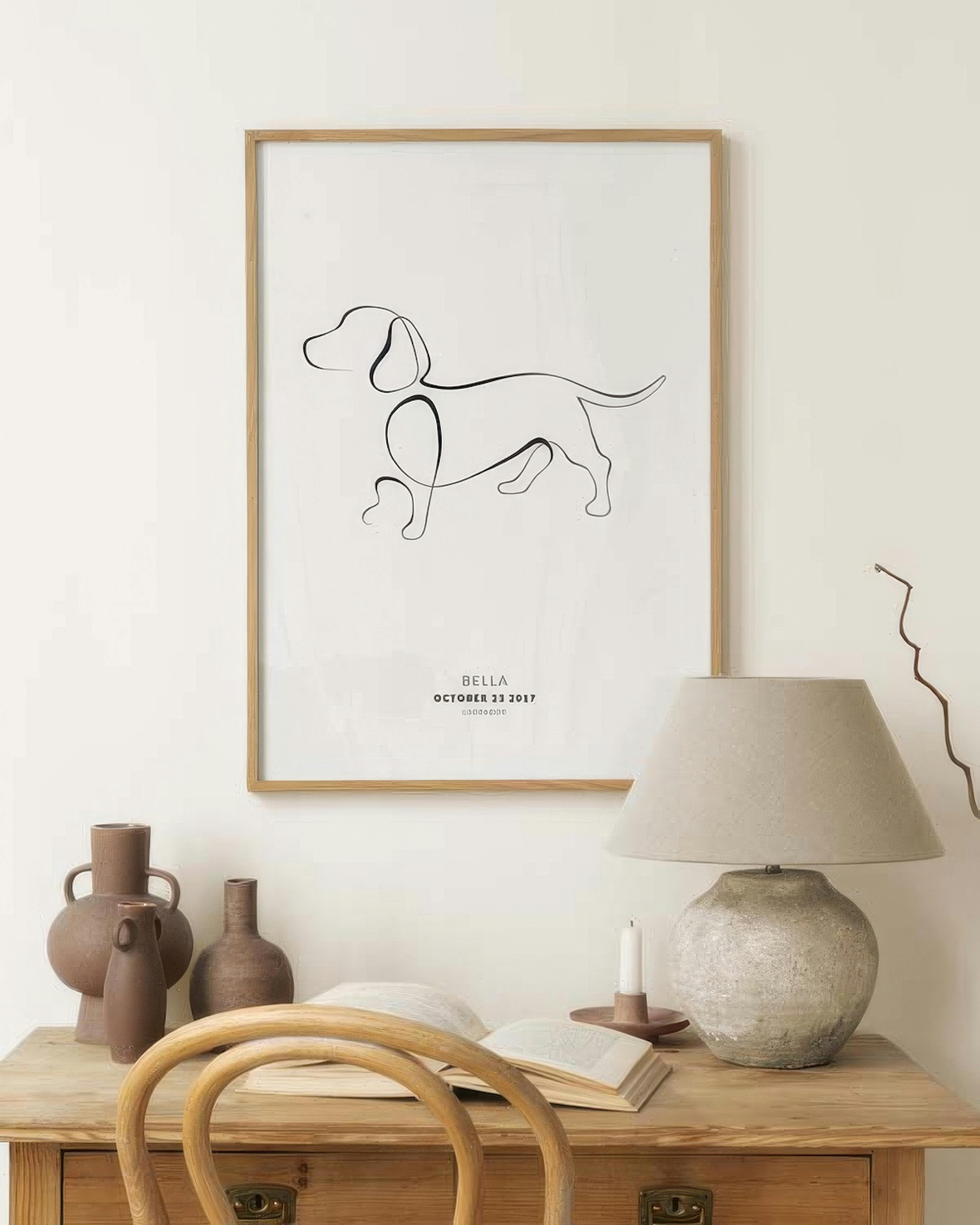 Mein Hund Dackel Personalisiert Poster thumbnail
