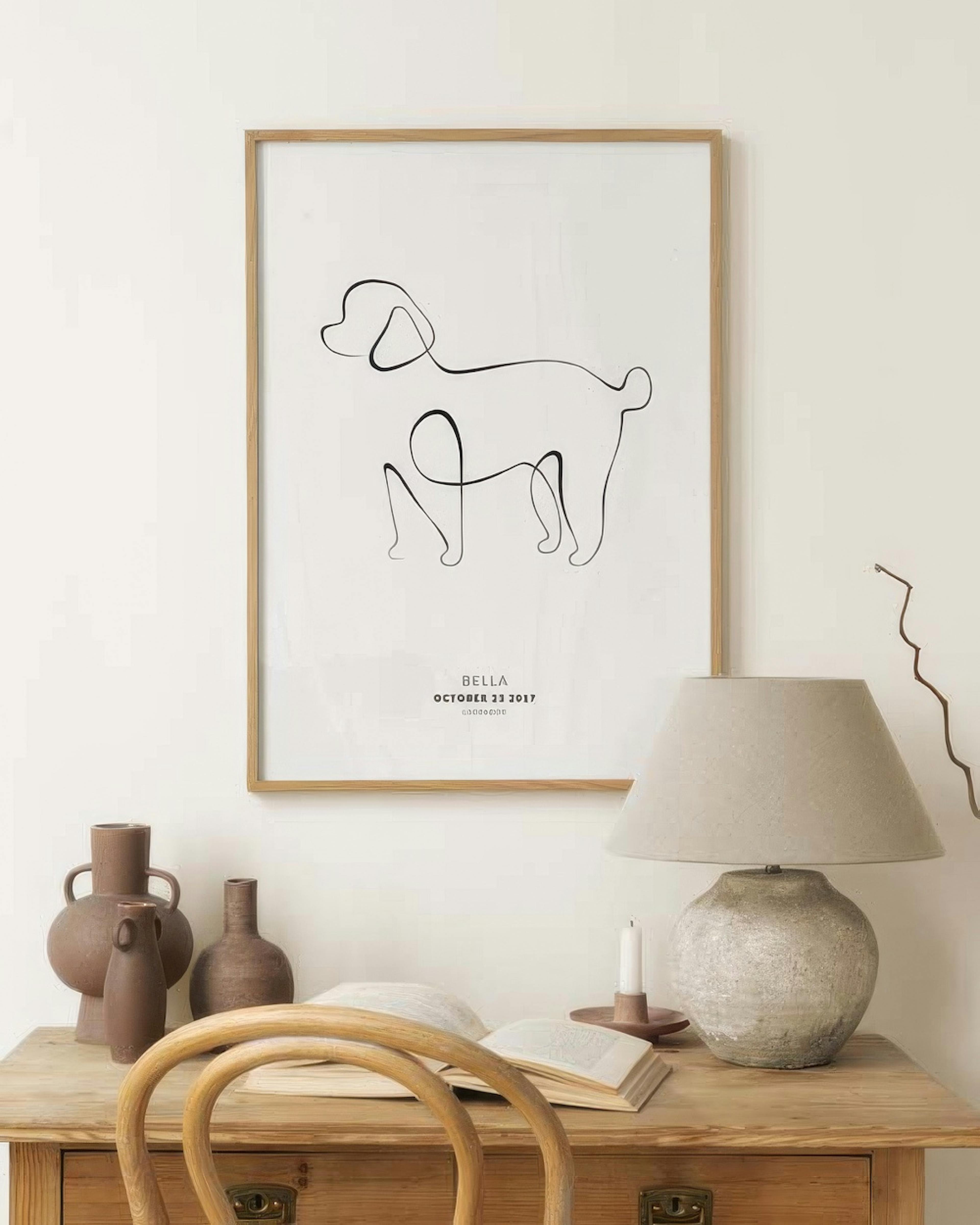 My Dog Poodle persoonlijke poster thumbnail