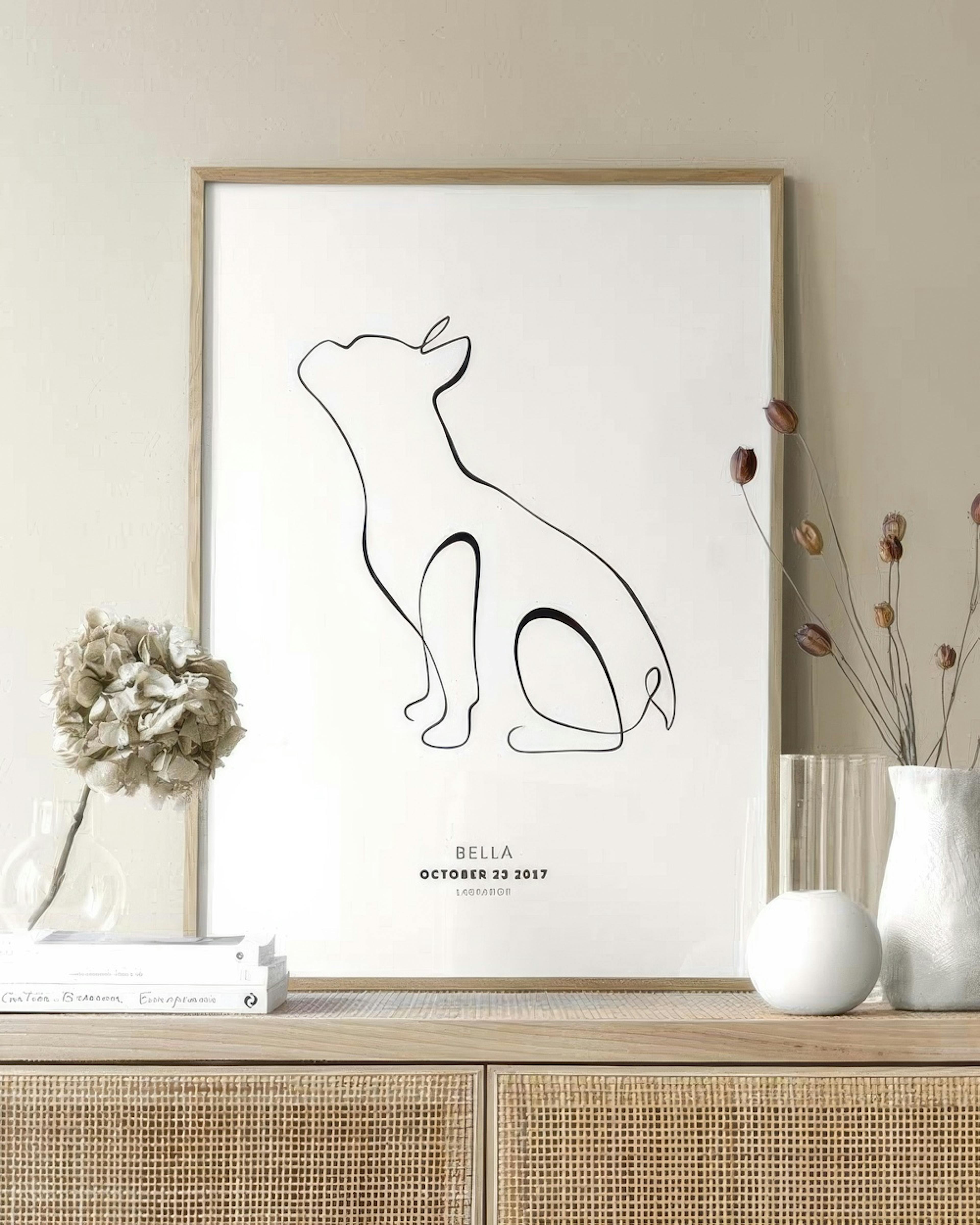 My Dog French Bulldog persoonlijke poster thumbnail