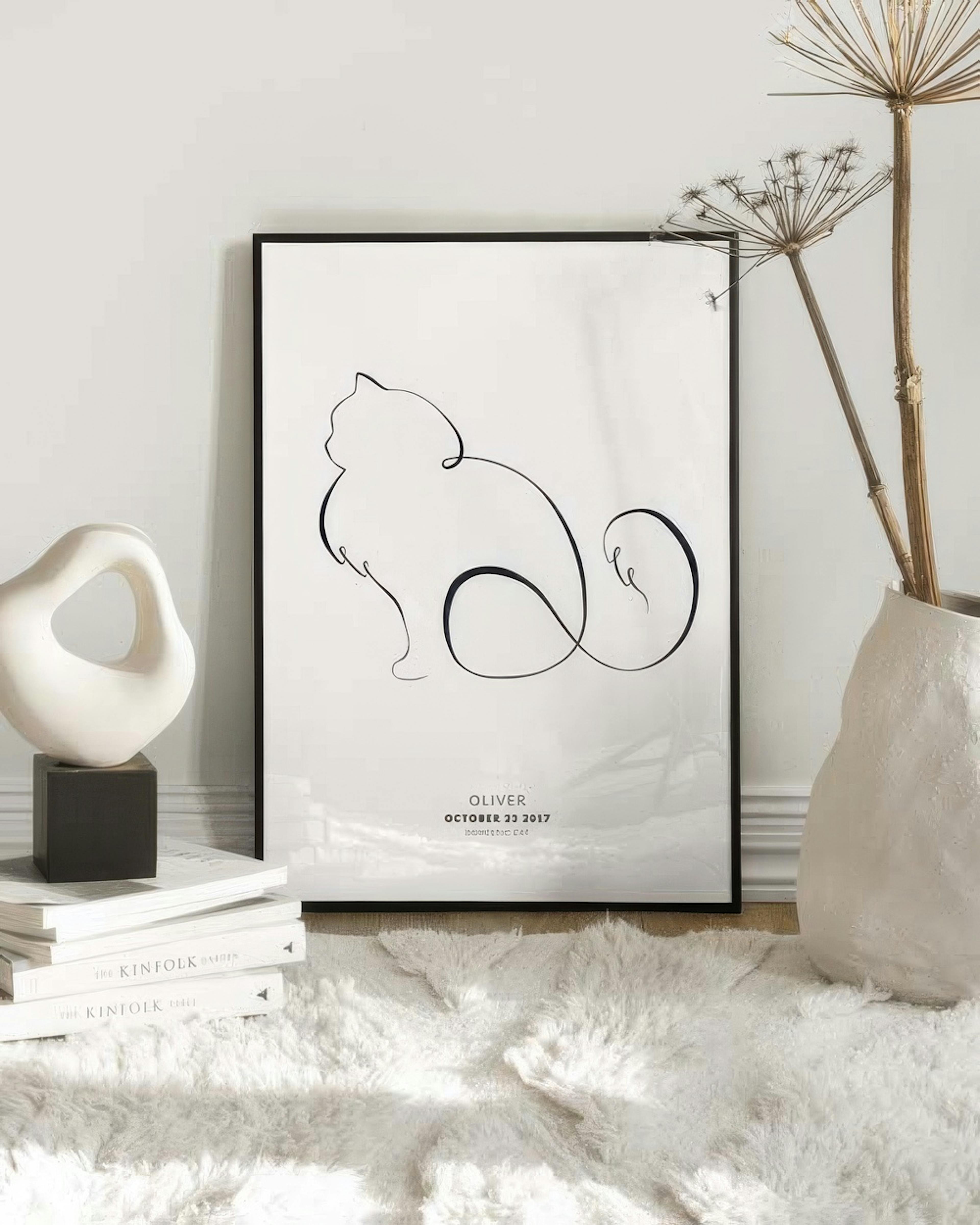 Min katt Sibirisk Katt Personlig Poster thumbnail