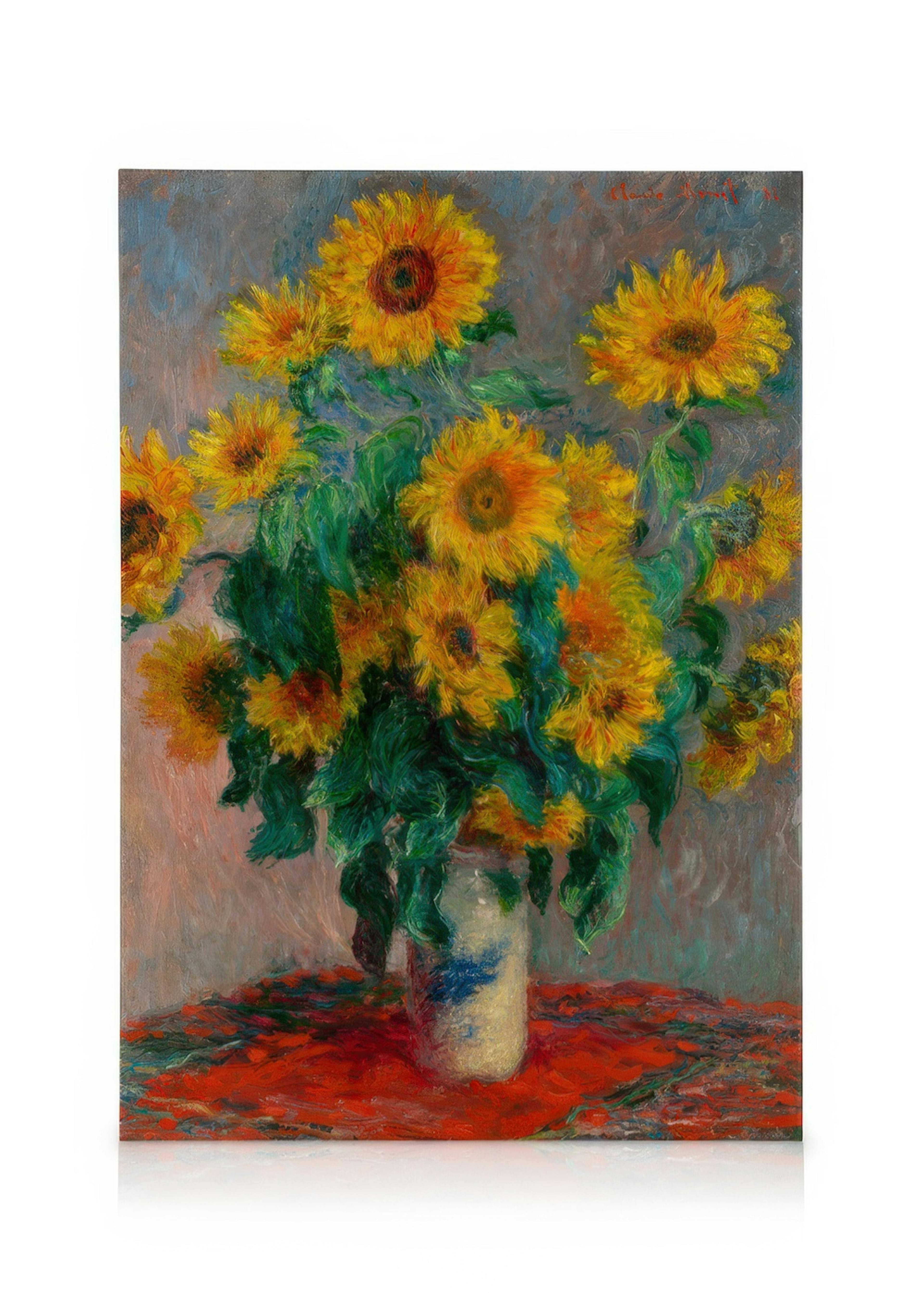 Monet - Bouquet of Sunflowers Stampa su tela 0