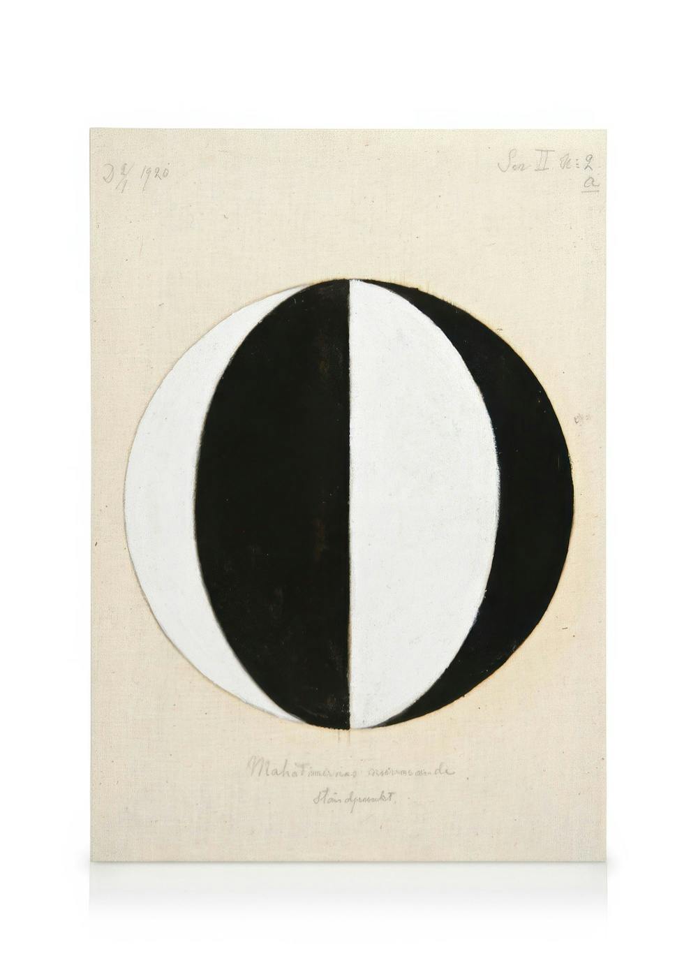 Canvas Print - The Current Standpoint Of The Mahatmas By Hilma Af Klint (30x40 cm - Oak Frame) - Poster Store High Quality Picture Frames
