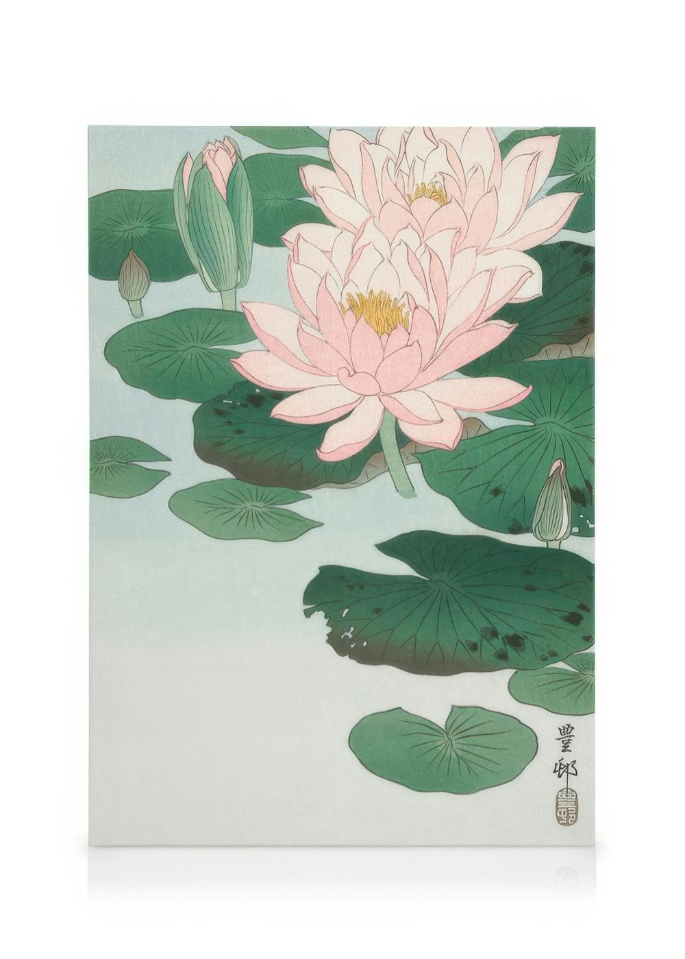 Ohara Koson - Water Lily Canvas Print (50x70 cm) - Poster Store