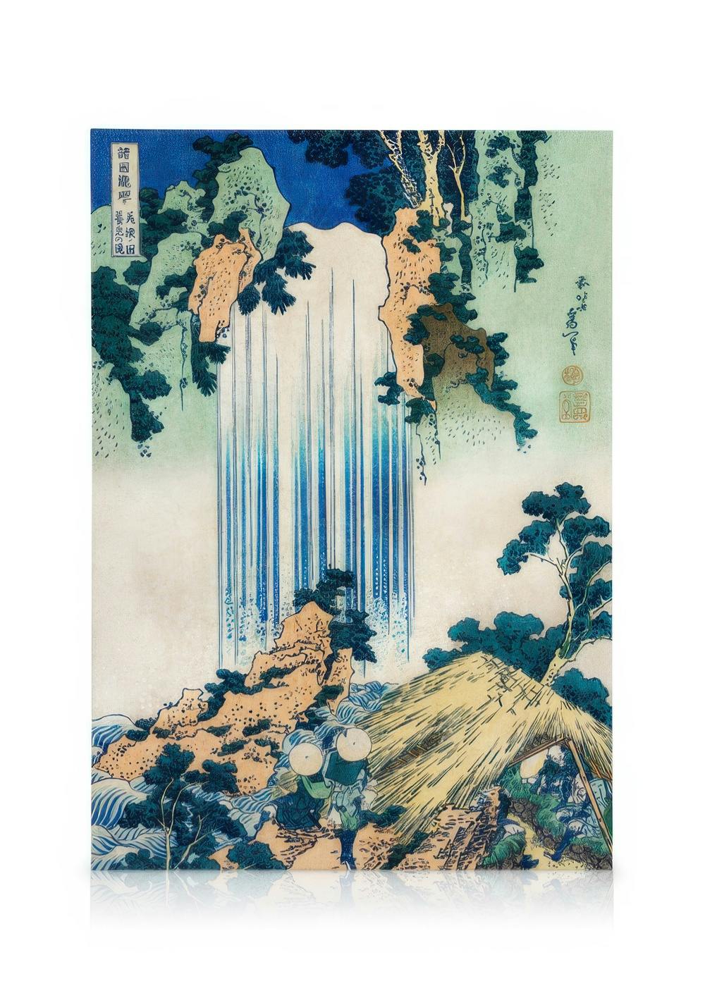 Canvas Prints - Hokusai - Yoro Waterfall in Mino Province Canvas Print (50x70 cm) - Poster Store