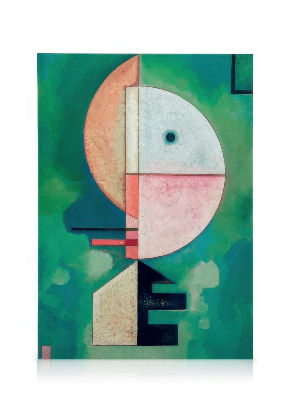 Kandinsky - Upward Lerretsbilder (30x40 cm - Eikeramme) - Poster Store