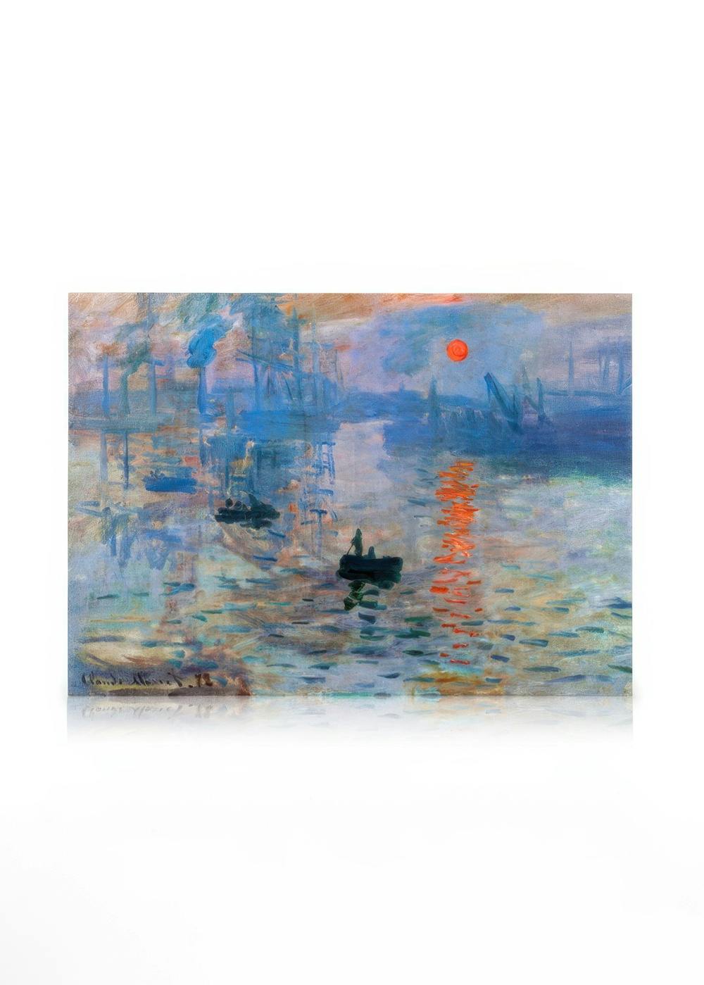 Canvas Prints - Monet - Impression, Sunrise Canvas Print (70x100 cm) - Poster Store