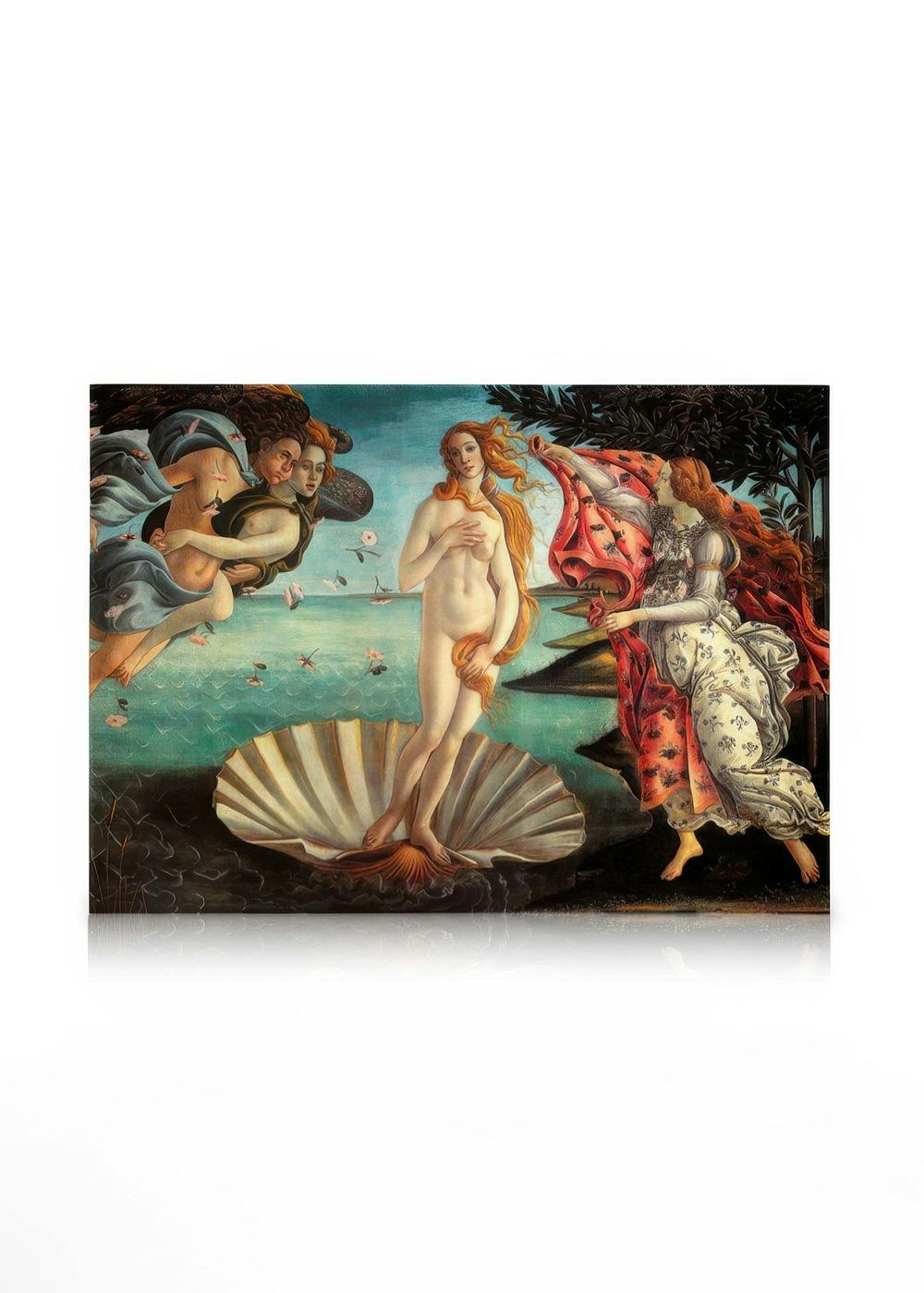 Sandro Botticelli - Birth of Venus Canvas Print (50x70 cm - Black Frame) - Poster Store High Quality Picture Frames