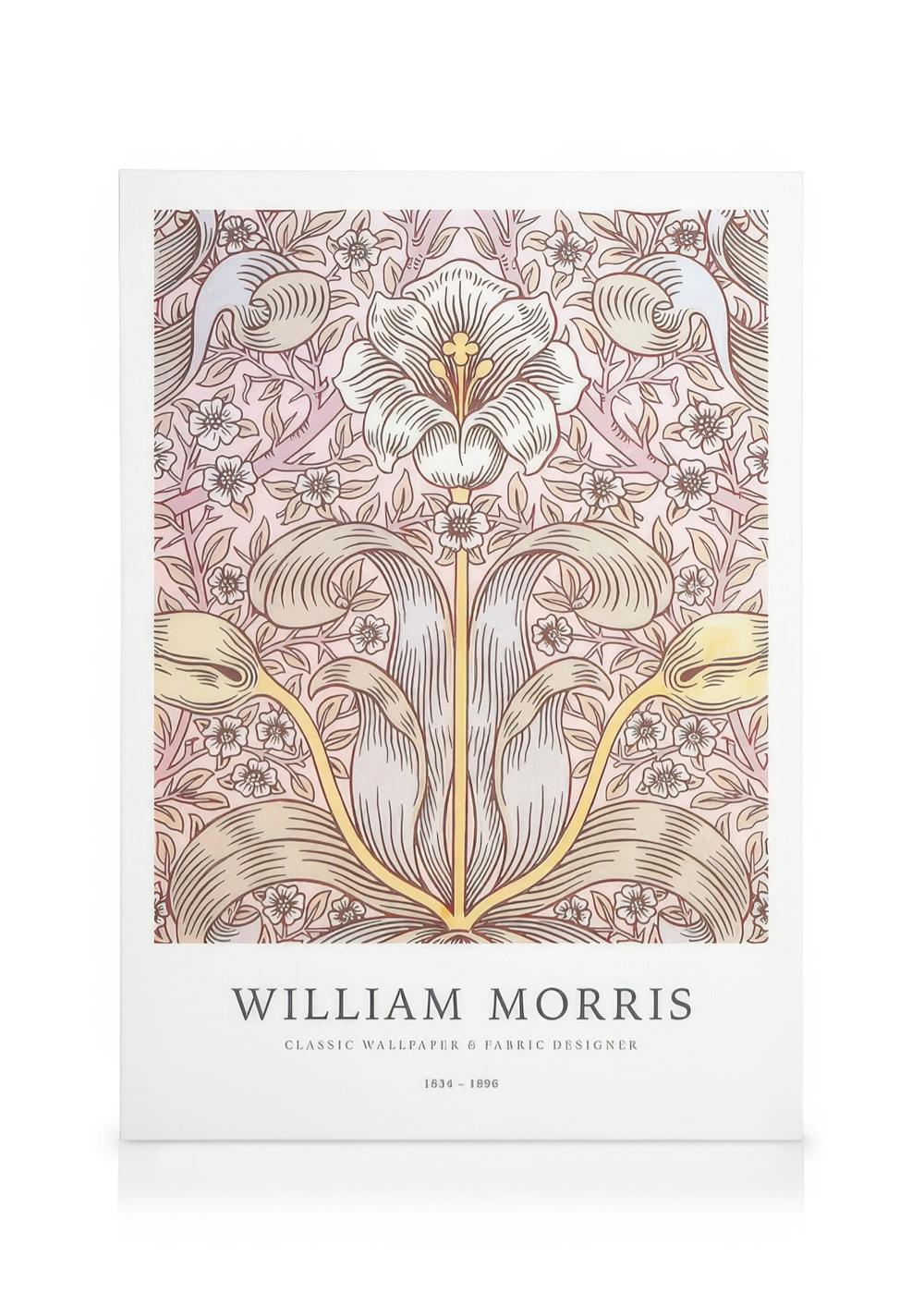 William Morris - Floral Pattern Lerretsbilde (50x70 cm) - Poster Store