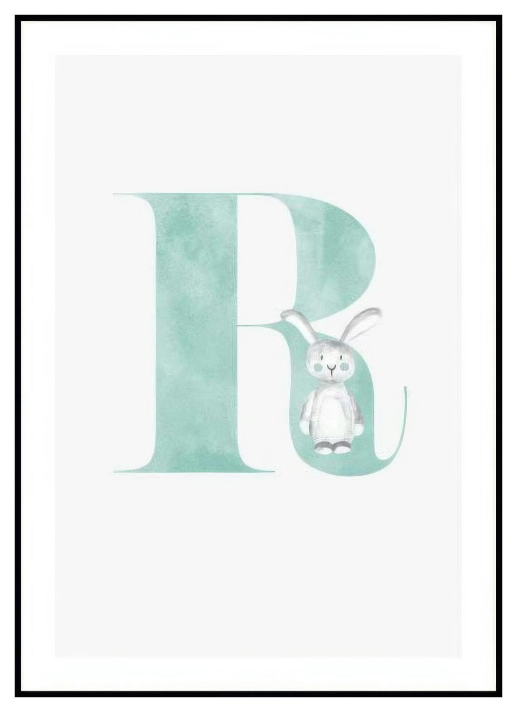 Alfabet R Poster (21x30 cm) - Poster Store