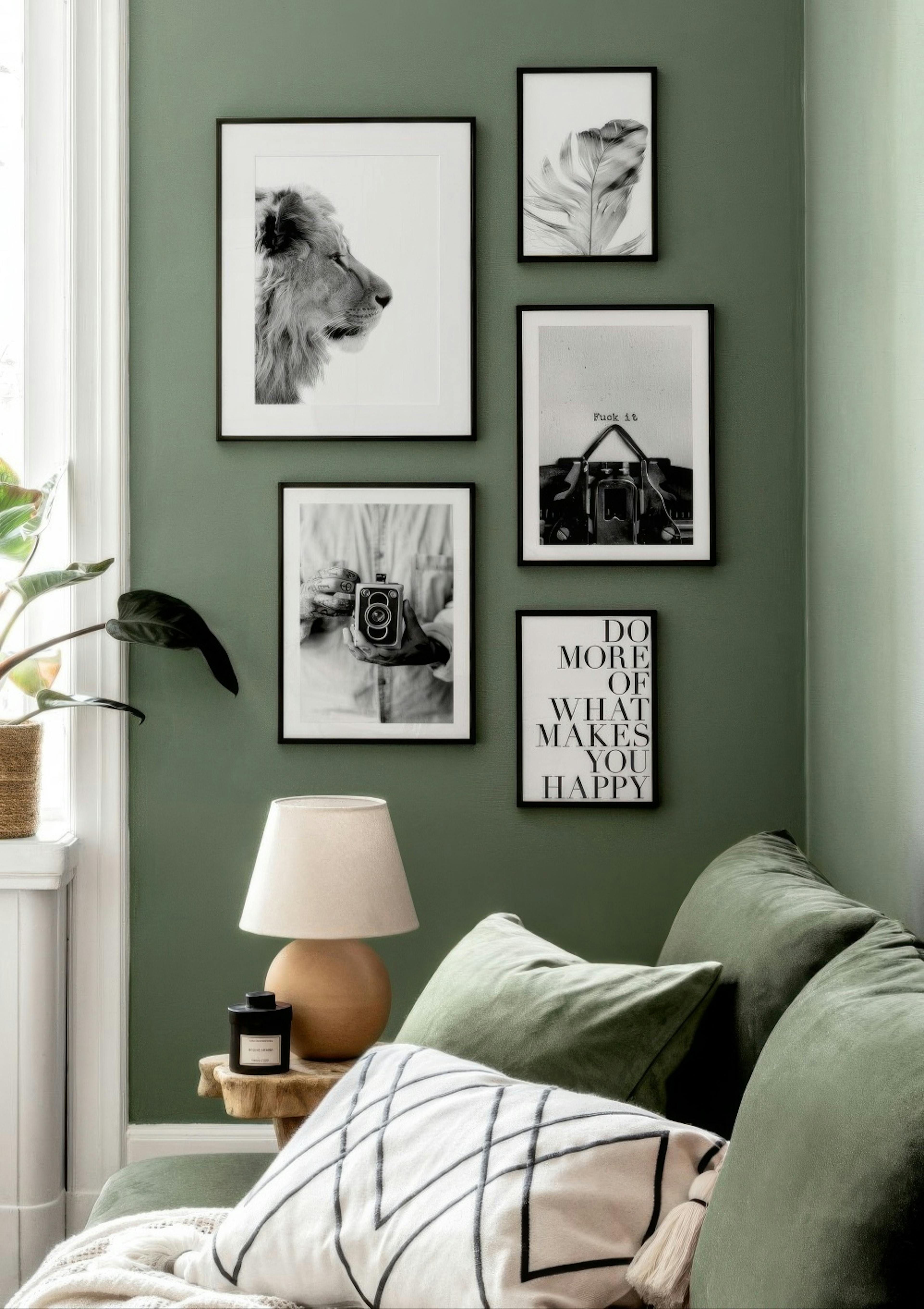 Stunning black and white gallery wall black and white prints vintage posters