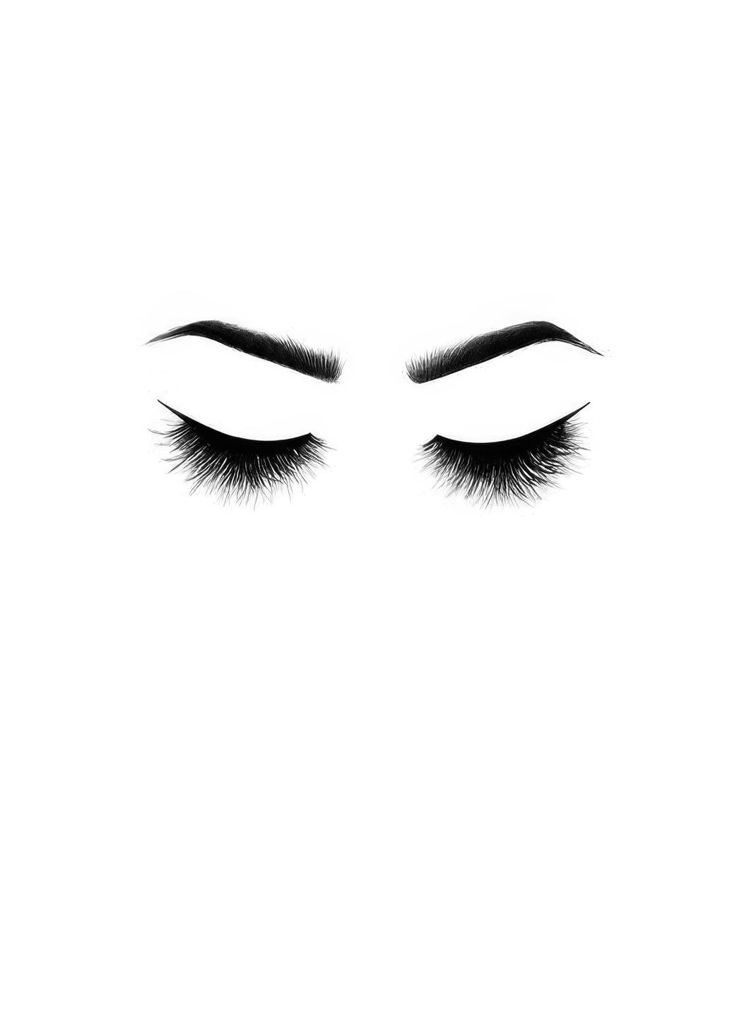 Prints Eyelashes Poster (21x30 cm) - Poster Store