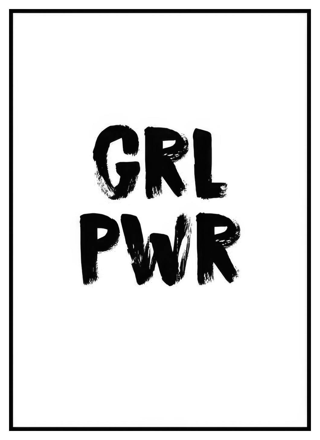 Girl Power Plakat (30x40 cm) - Poster Store