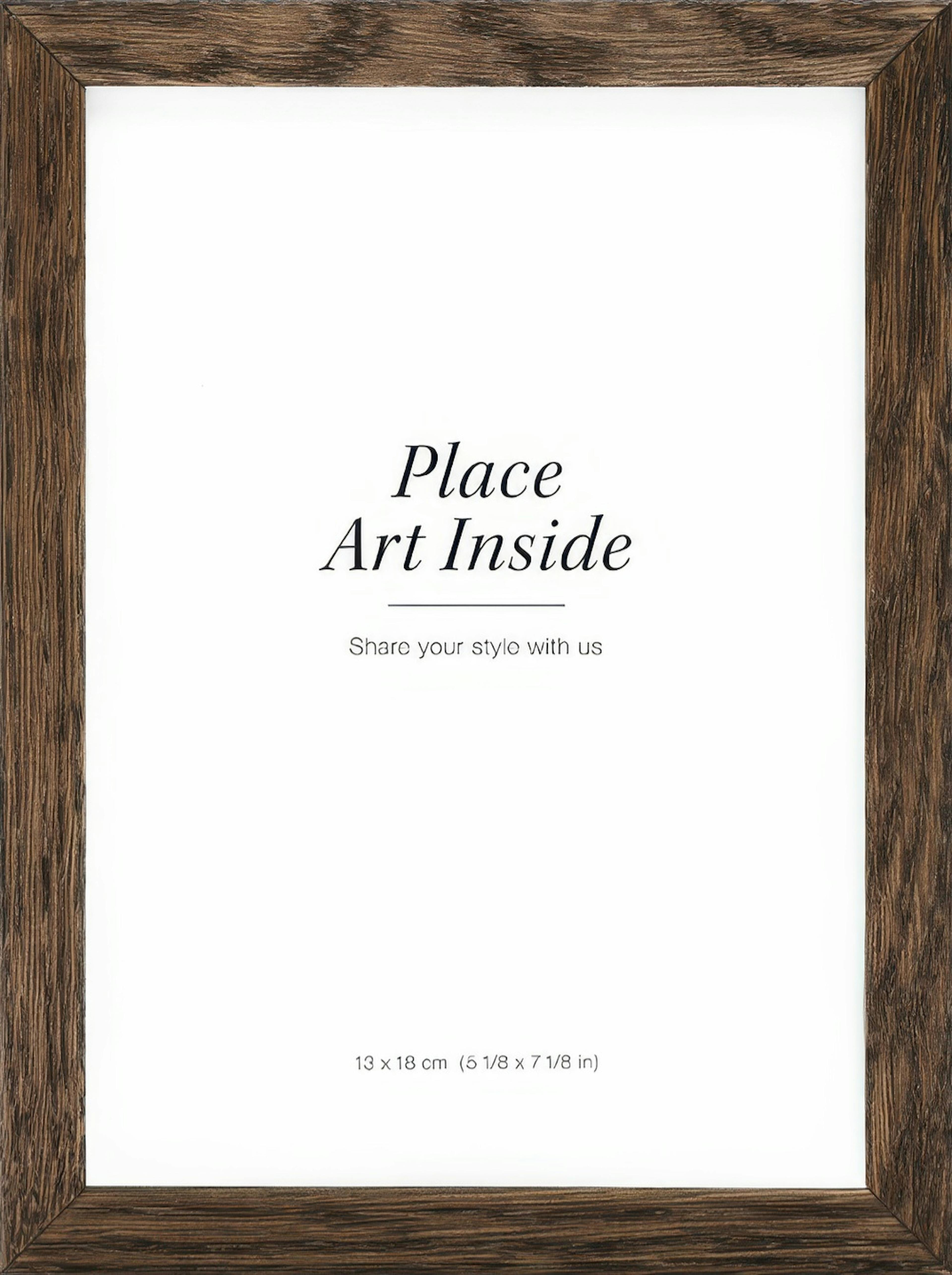 Dark wood frame 5" x 7" in thumbnail