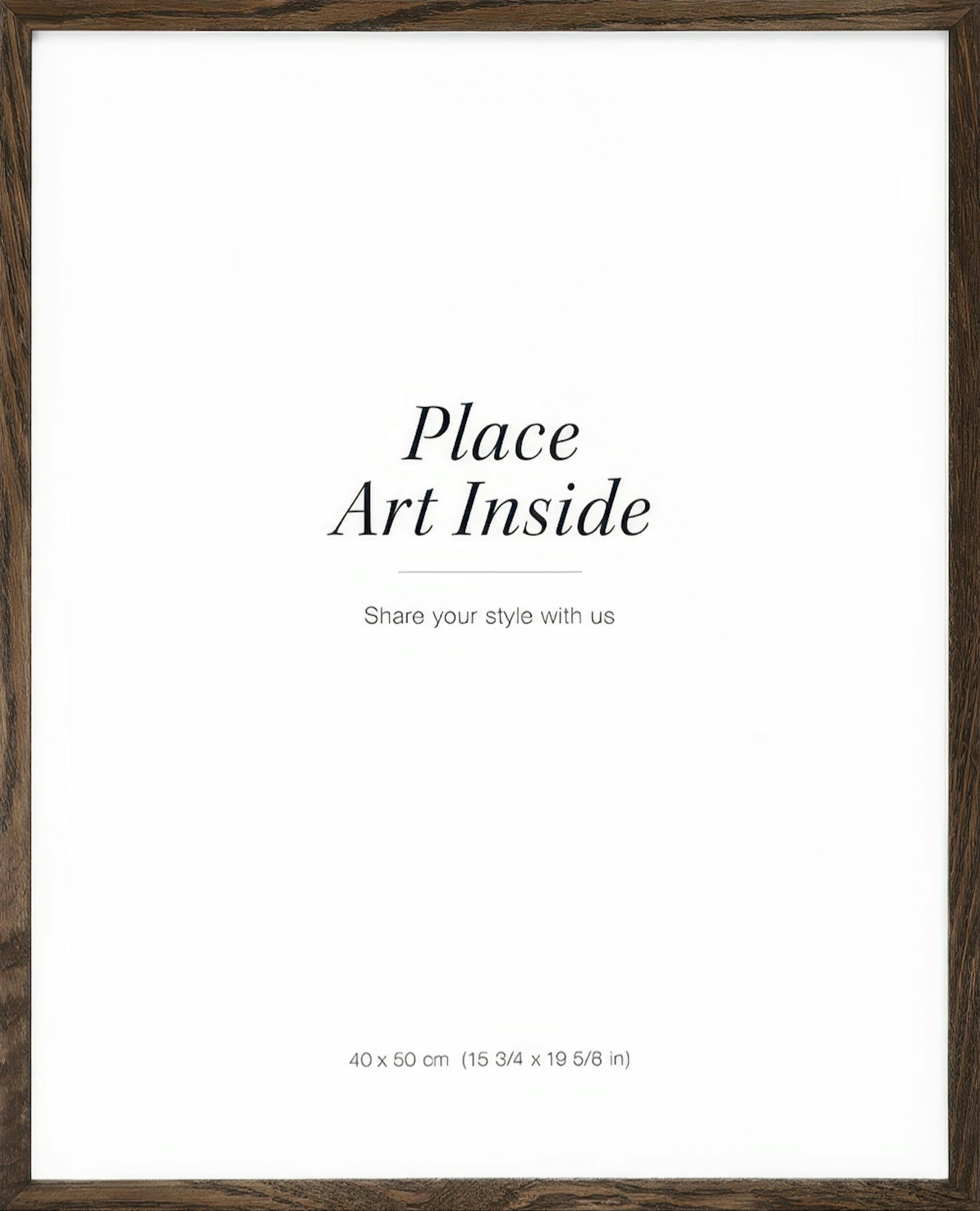 Dark wood frame 0
