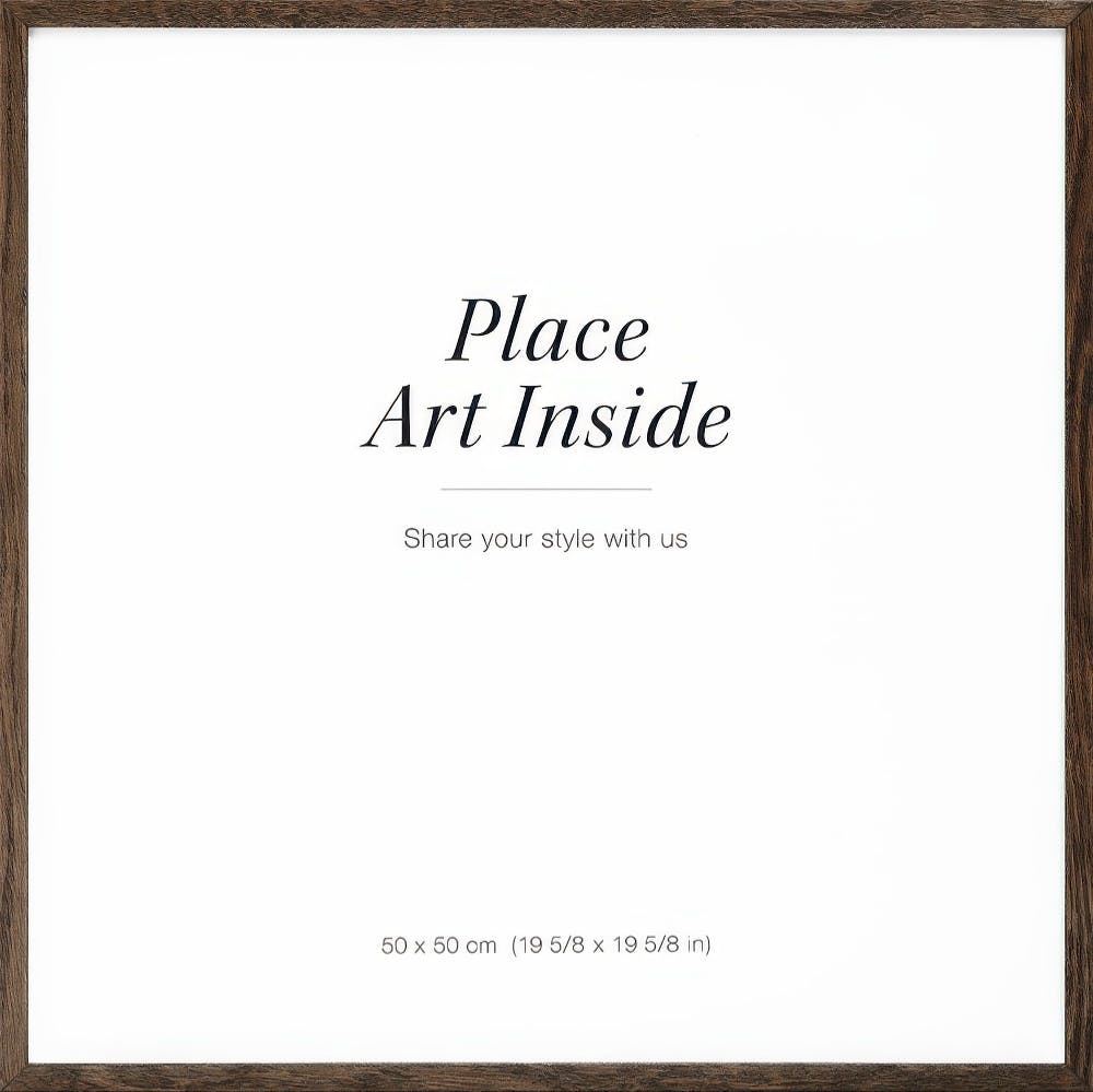 A poster template on a white background with Place Art Inside and Share your style with us text.