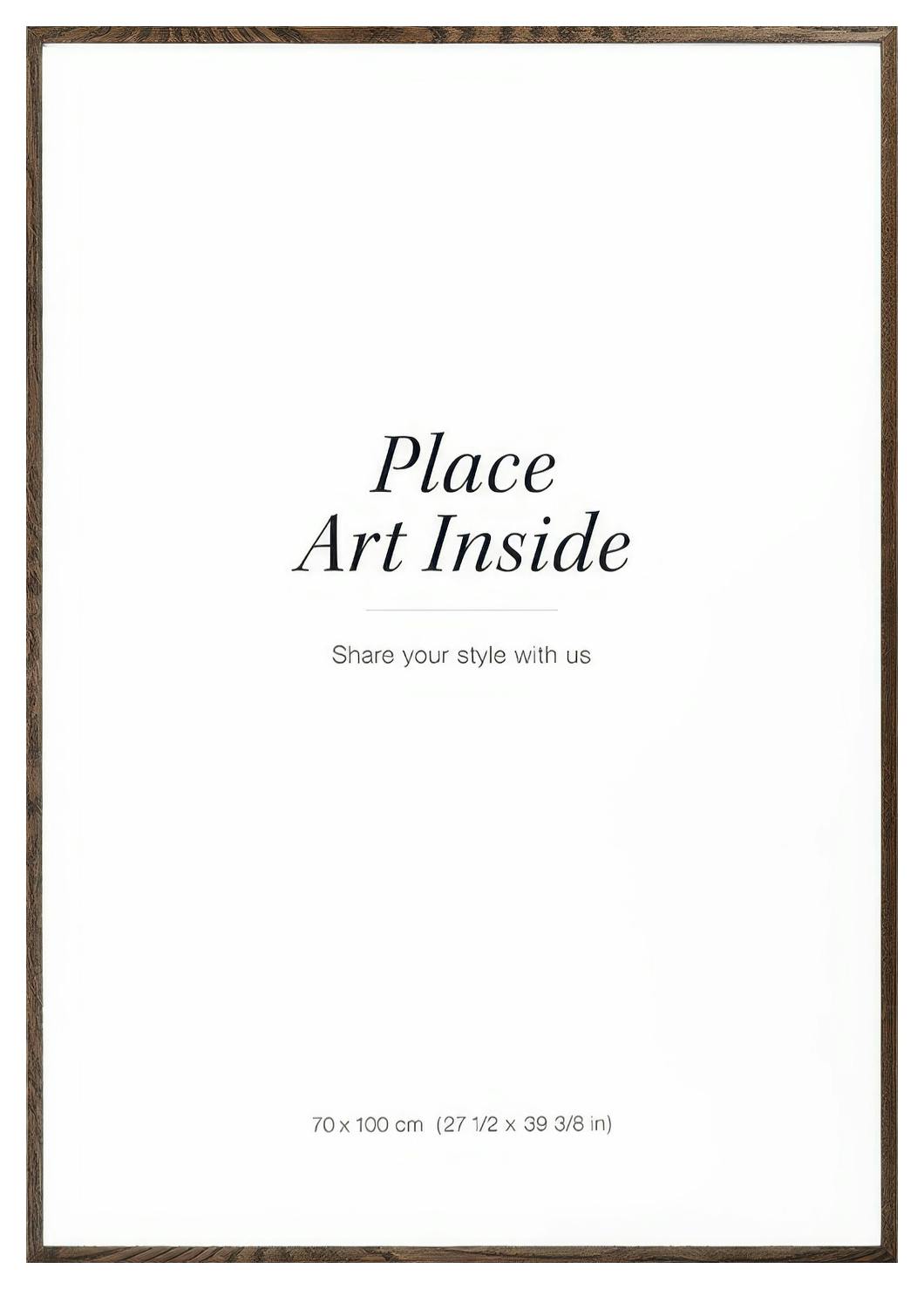 Dark wood frame 70x100 cm (70x100 cm) - Poster Store High Quality Picture Frames
