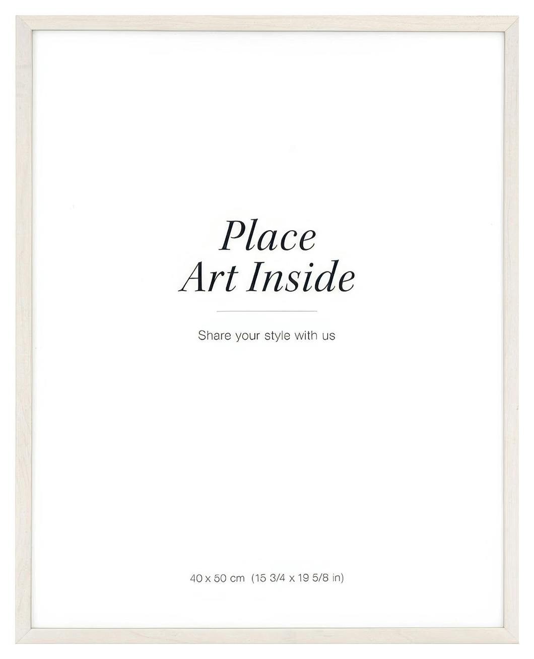 Light wood frame 40x50 cm (40x50 cm) - Poster Store High Quality Picture Frames