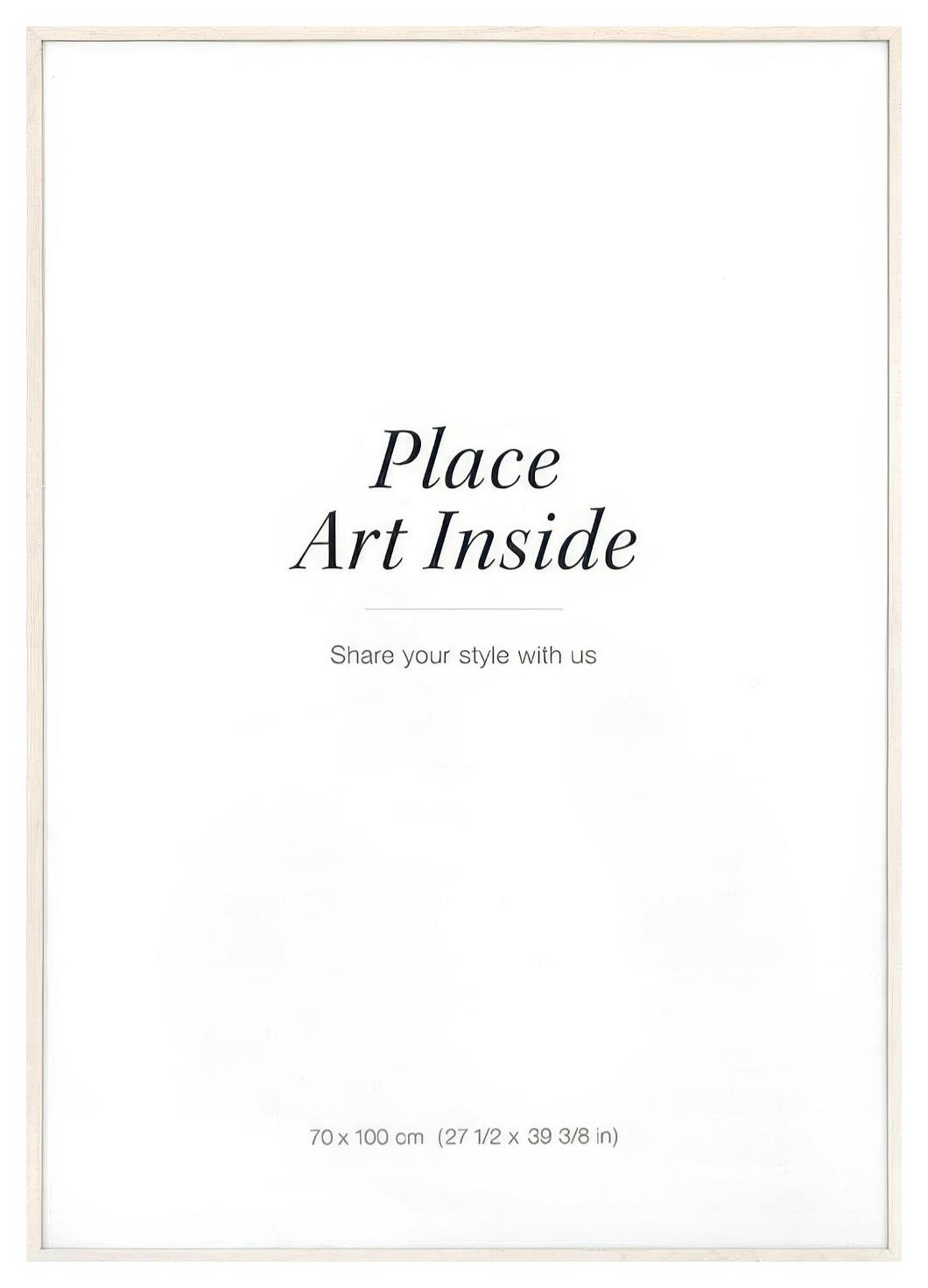 Lichte houten lijst 70x100 cm (70x100 cm) - Poster Store