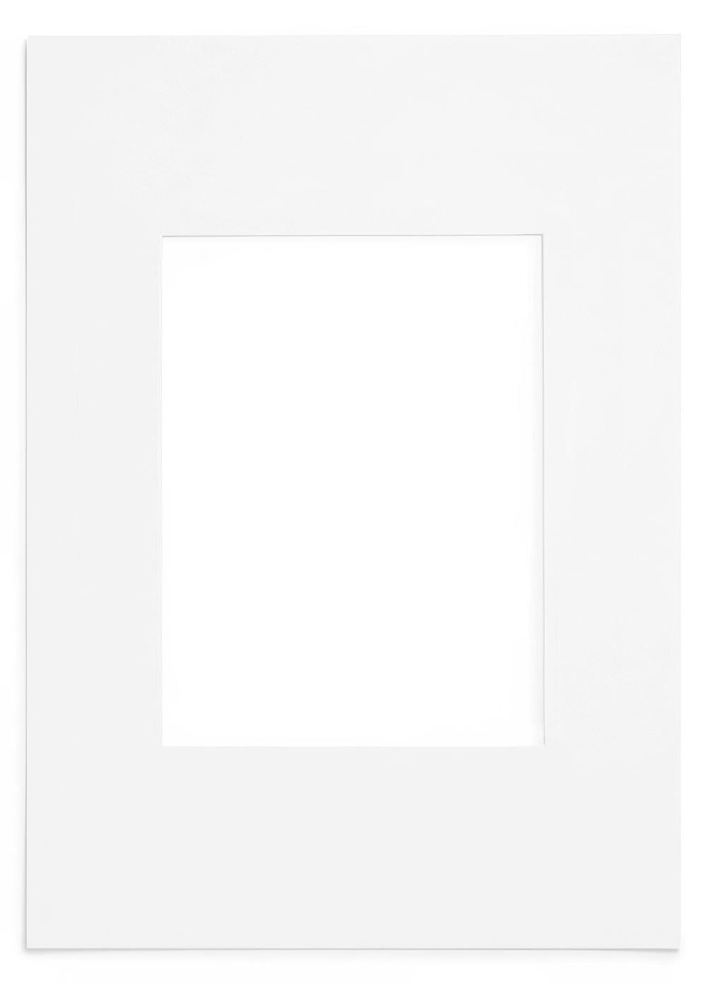 Passe-partouts witt 50x70 cm (50x70 cm) - Poster Store
