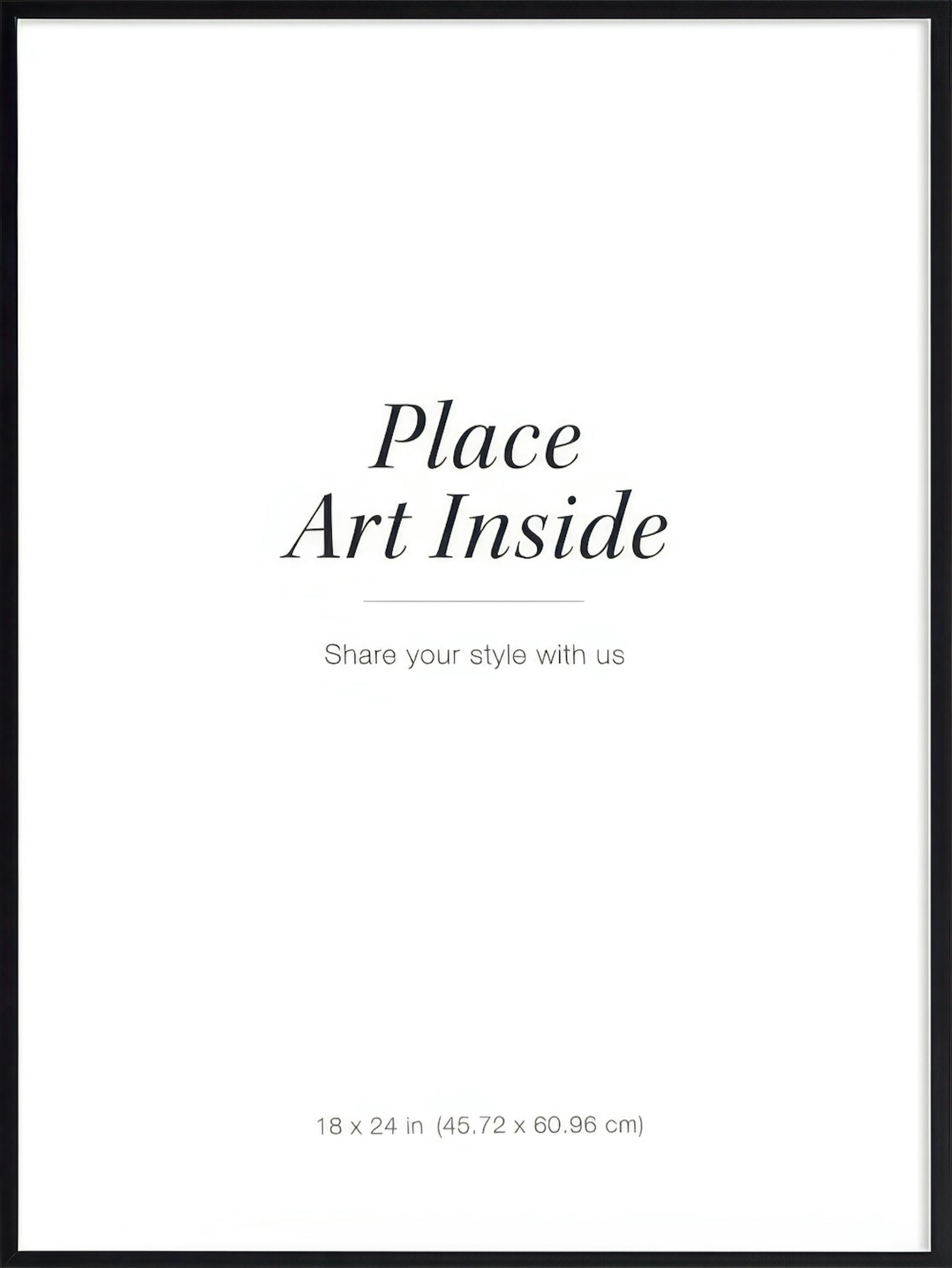 Black Wood Frame 18" x 24" in thumbnail