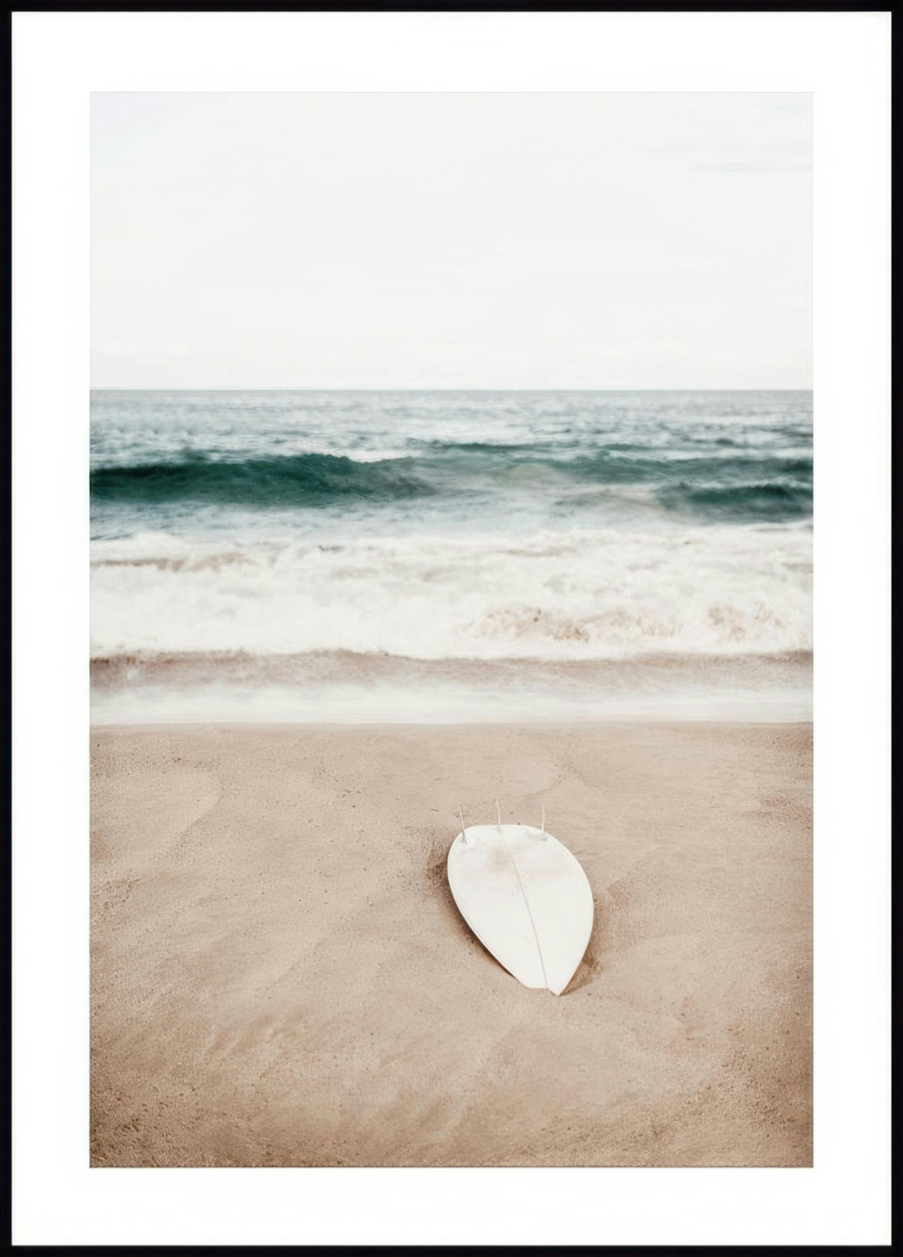 Beach Surfboard Poster thumbnail