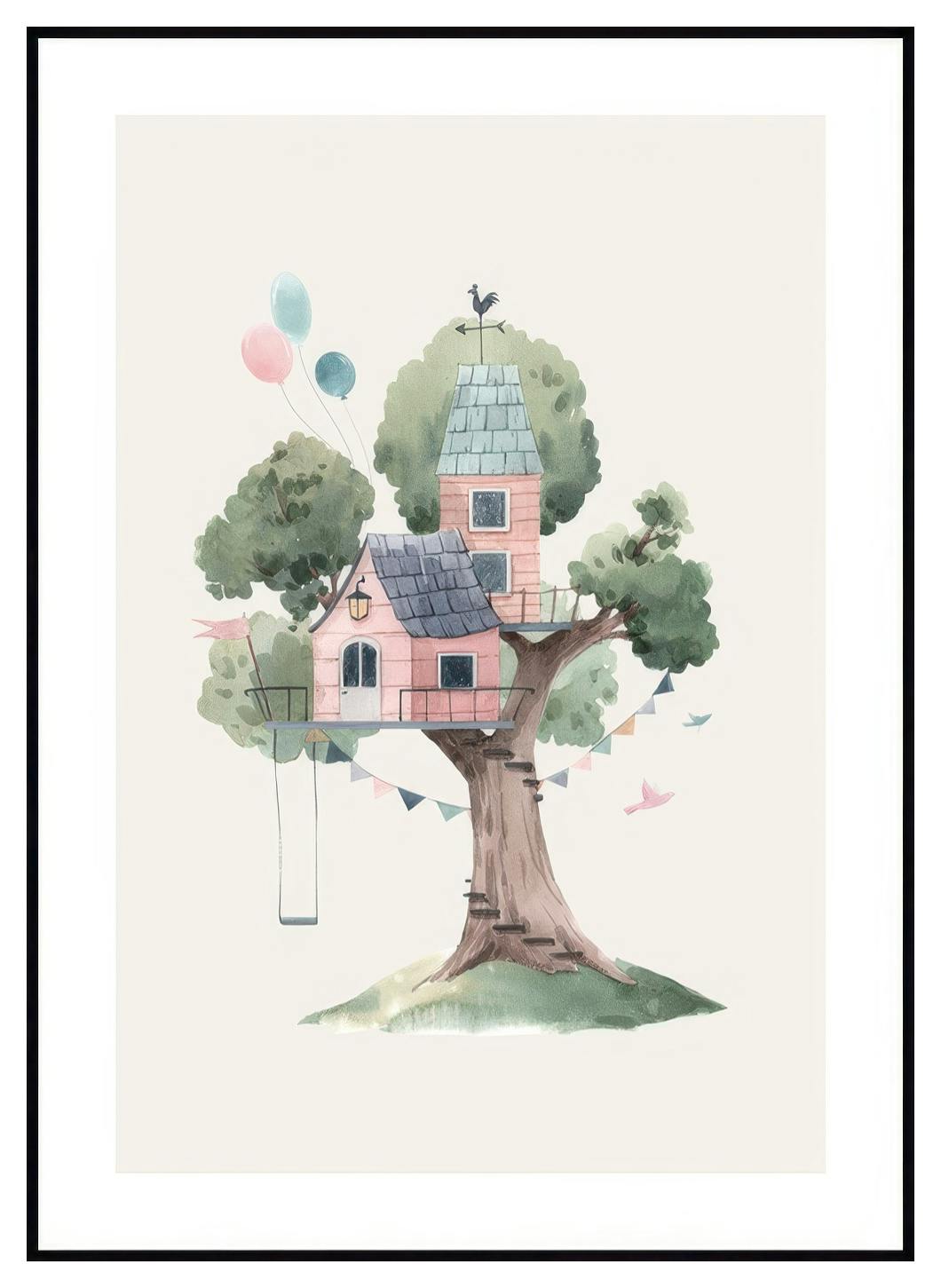 Boomhut Poster (21x30 cm) - Poster Store