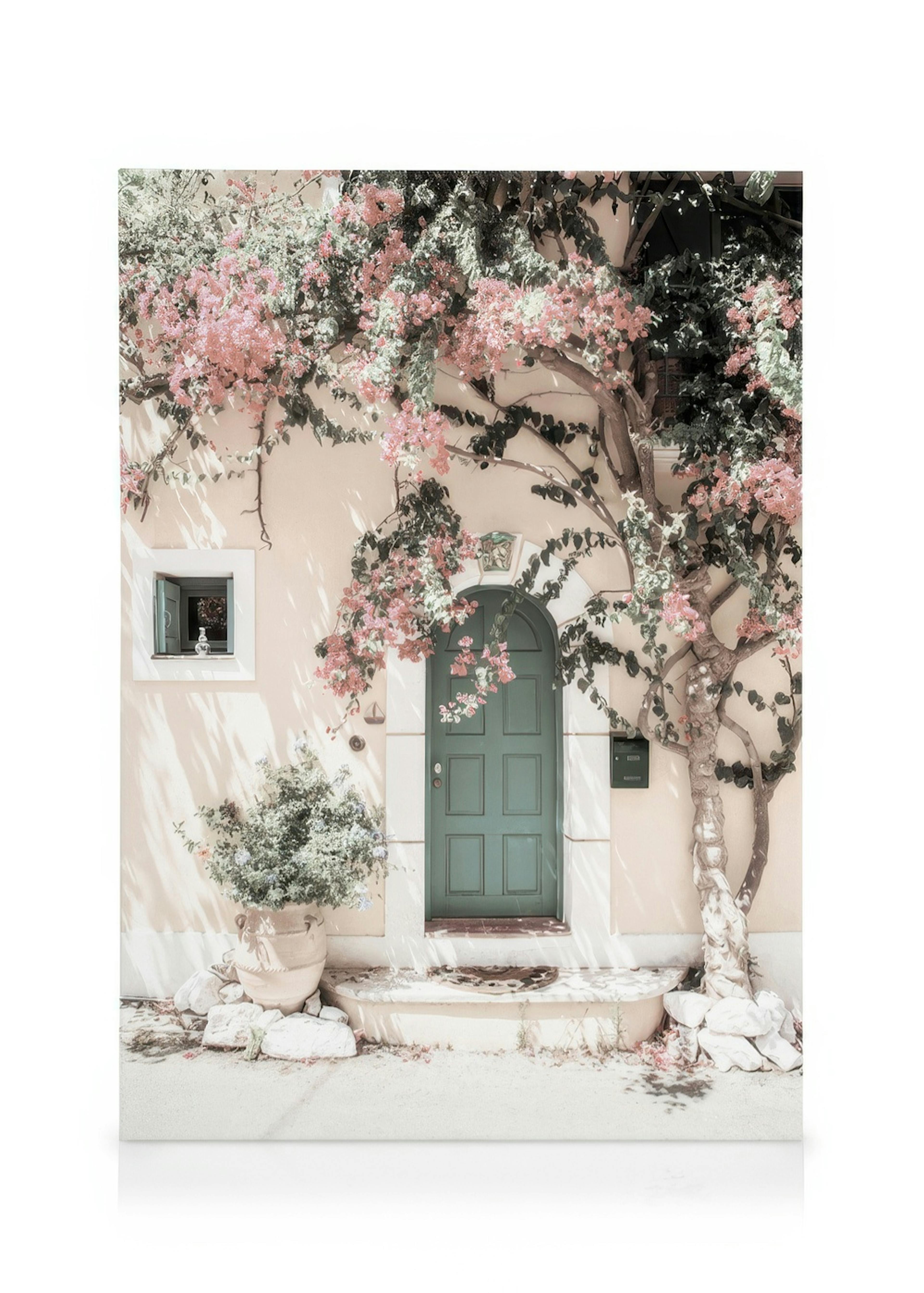 Portone fiori Stampa su tela 0