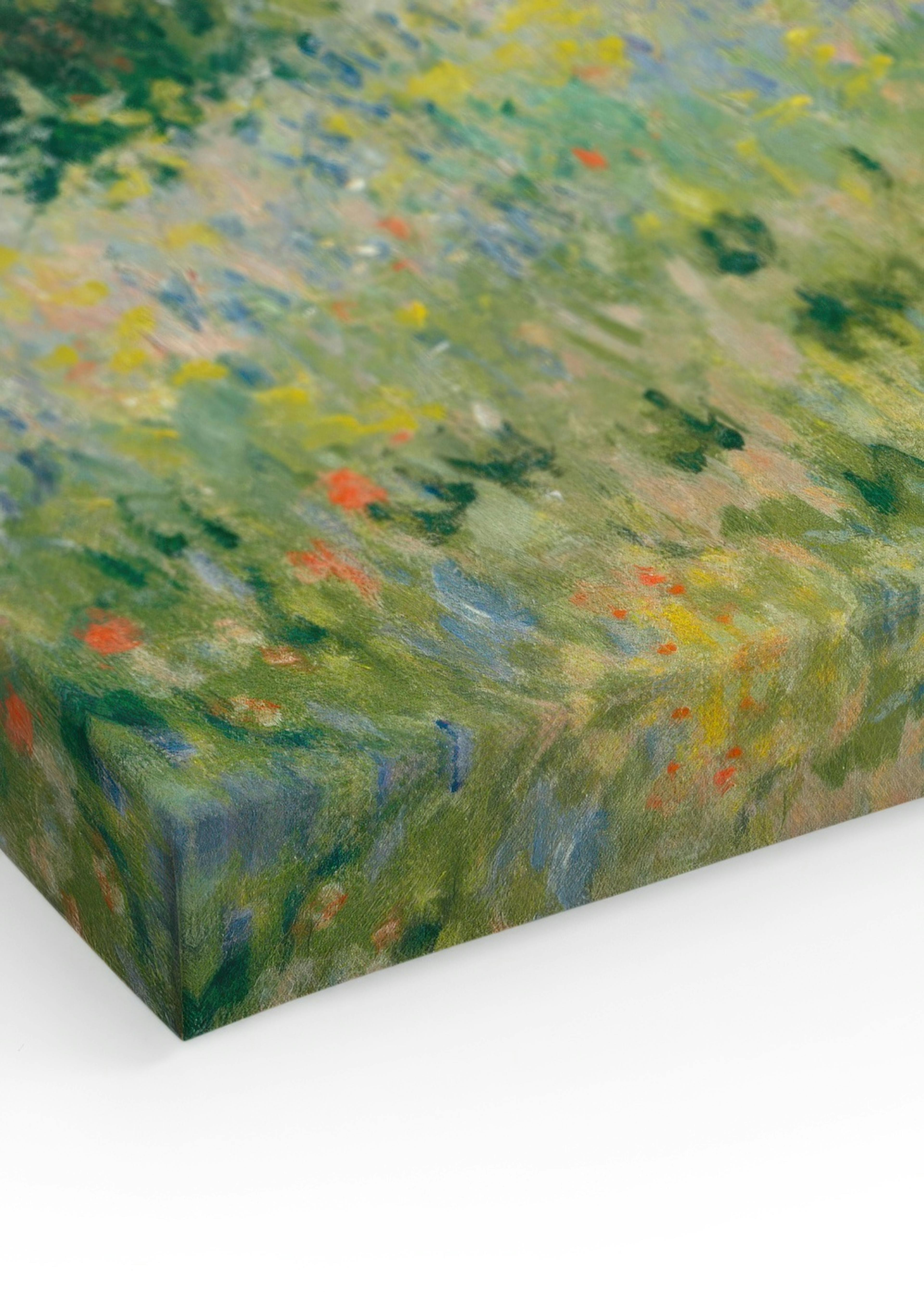Monet - Poppy Fields near Argenteuil Stampa su Tela thumbnail