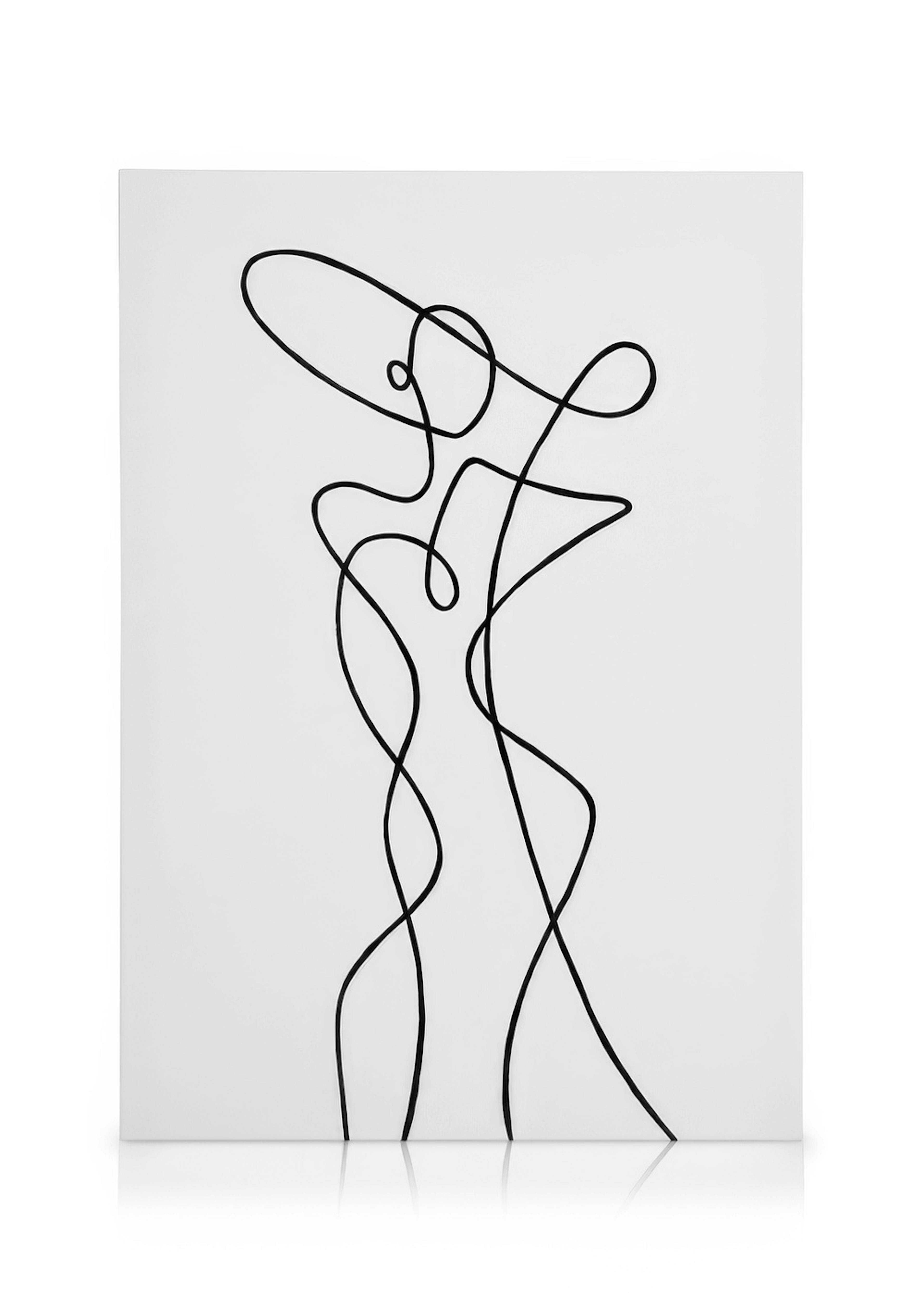Line Art Figure No1 Stampa su tela 0