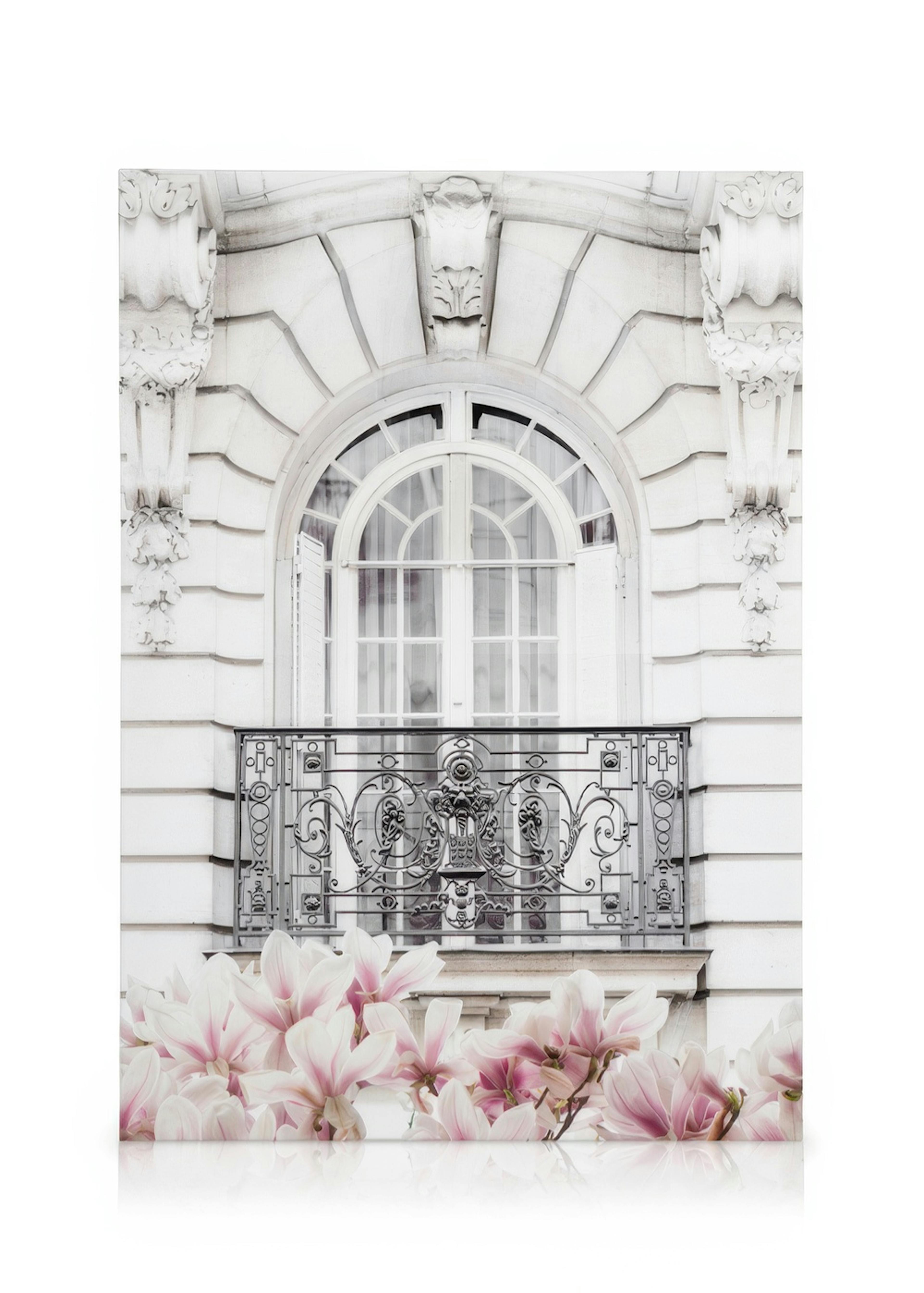 Marble Wall Balcony Canvas print 0