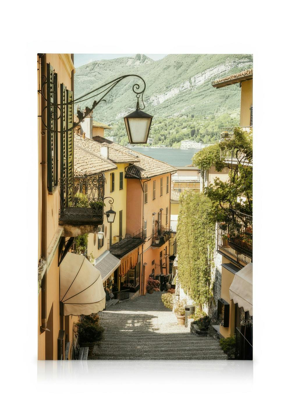 Obraz Schodami Nad Morze (30x40 cm - Czarna ramka) - Poster Store